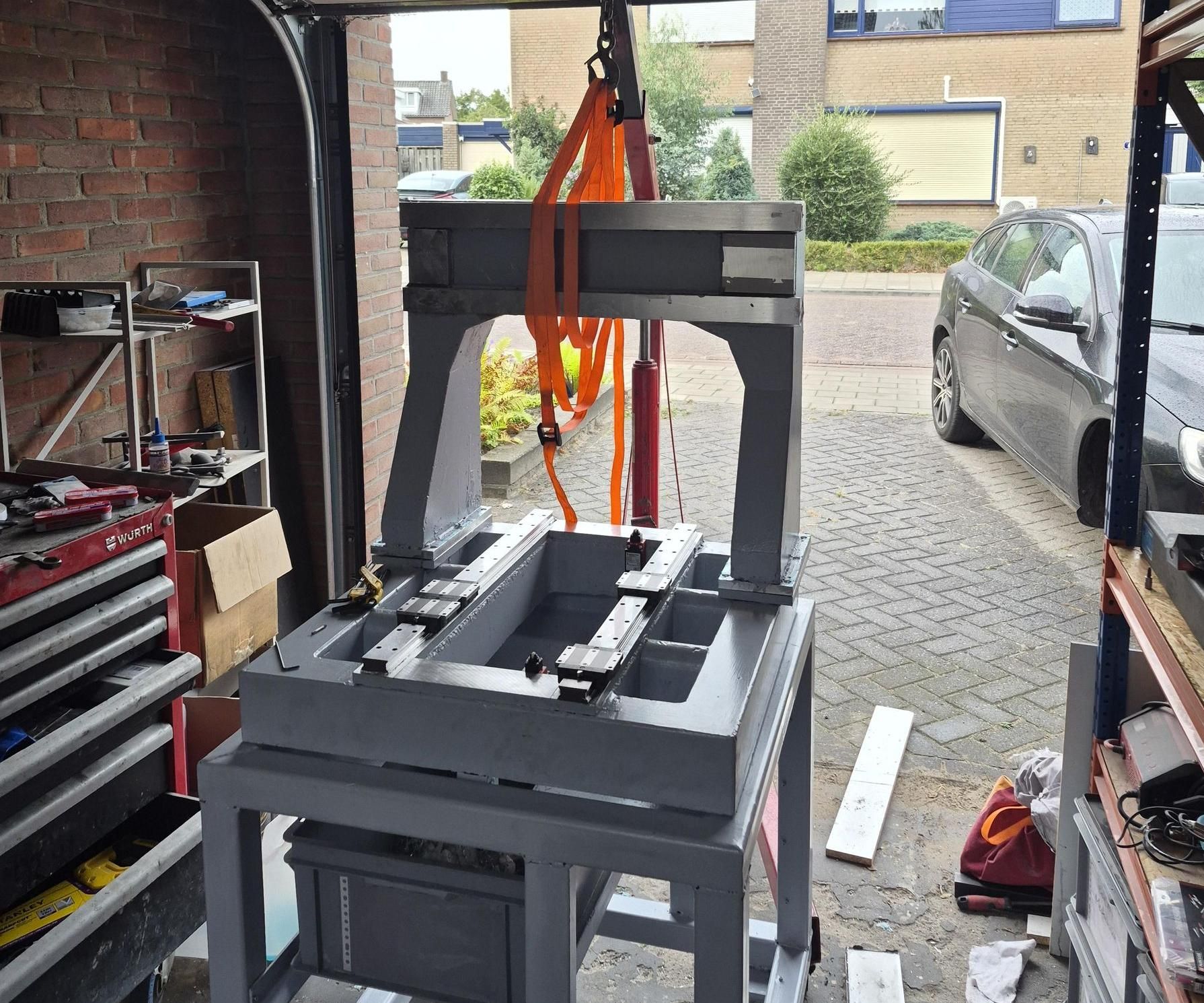 UHPC Concrete CNC Frame in Your Garage