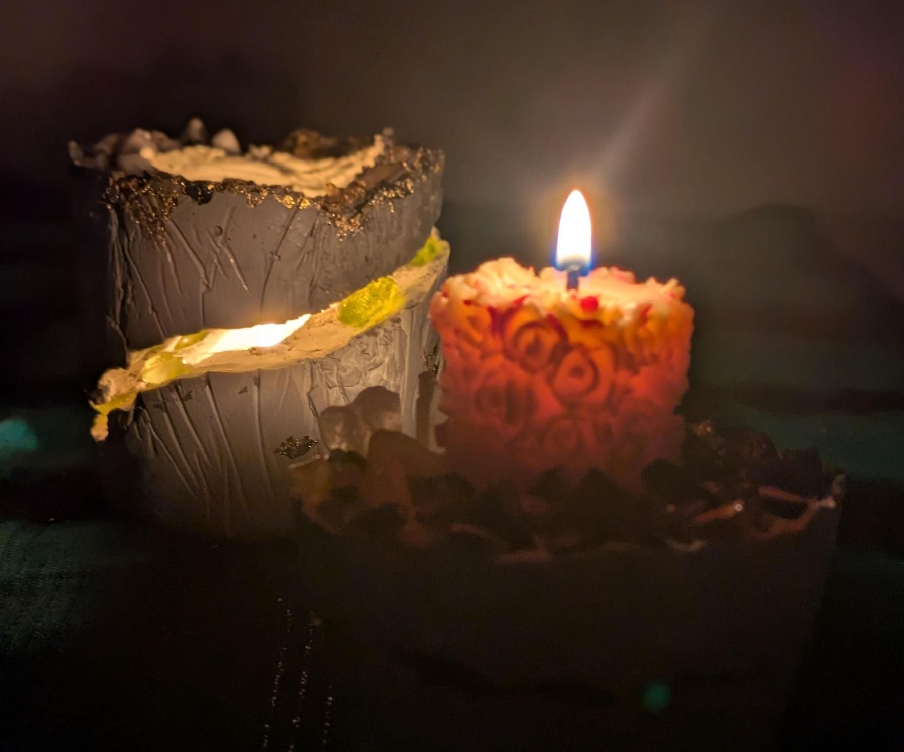 Concrete Candle Jar