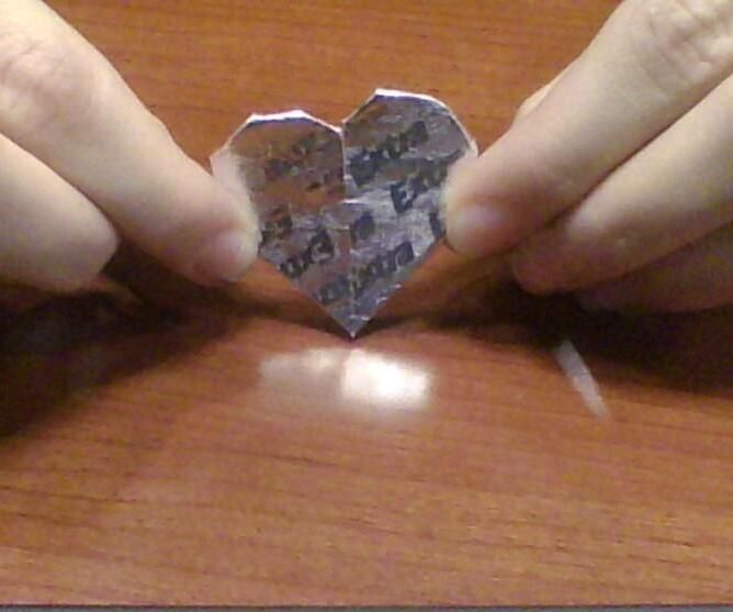 Gum Wrapper Heart