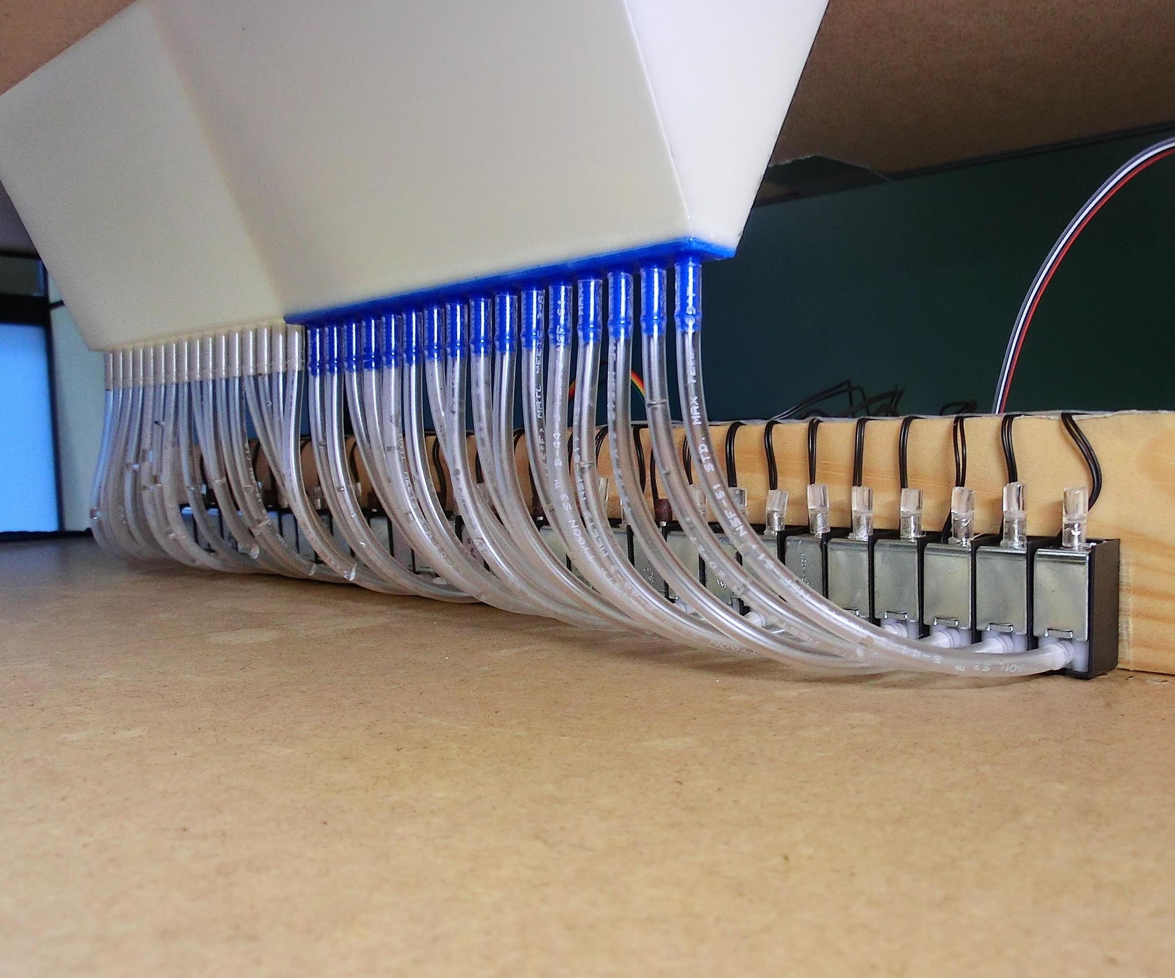 Designing and Building of an Electrovalves Control System
