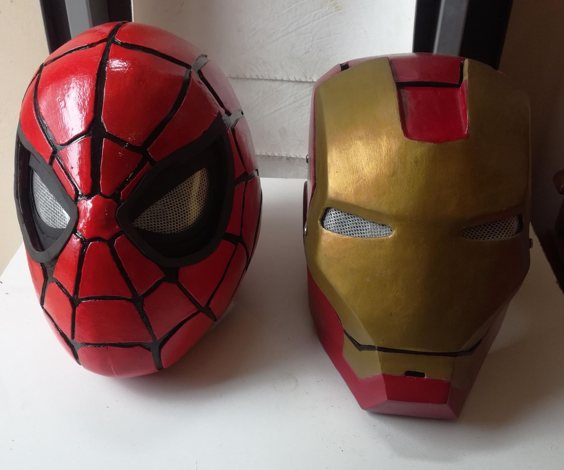 Spiderman/ironman Helmet