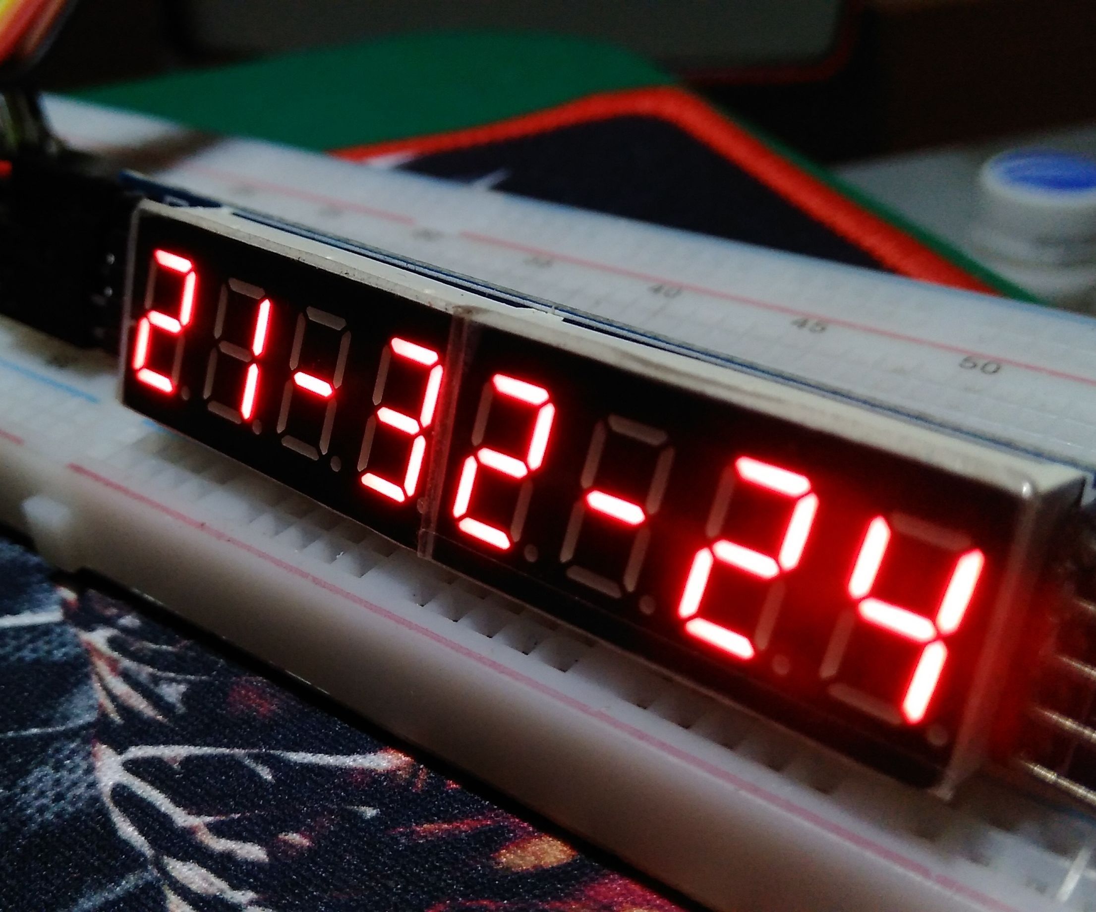 Simple Digital Clock Using Arduino Nano & DS1307