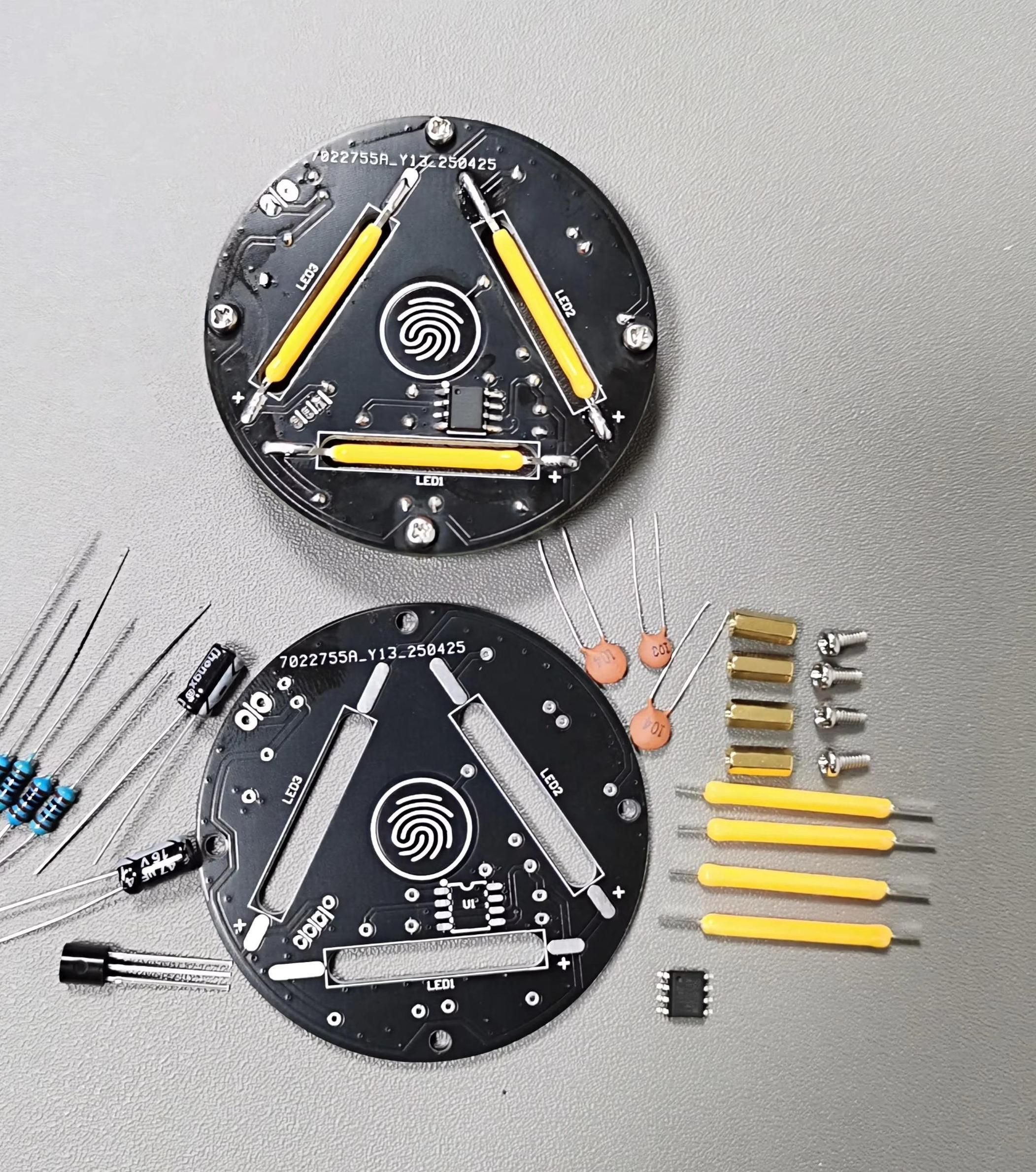 Electronic DIY Engineering Kit Touch Stepless Dimming Kit Electronic Soldering Skills Practice DIY Hobbyist