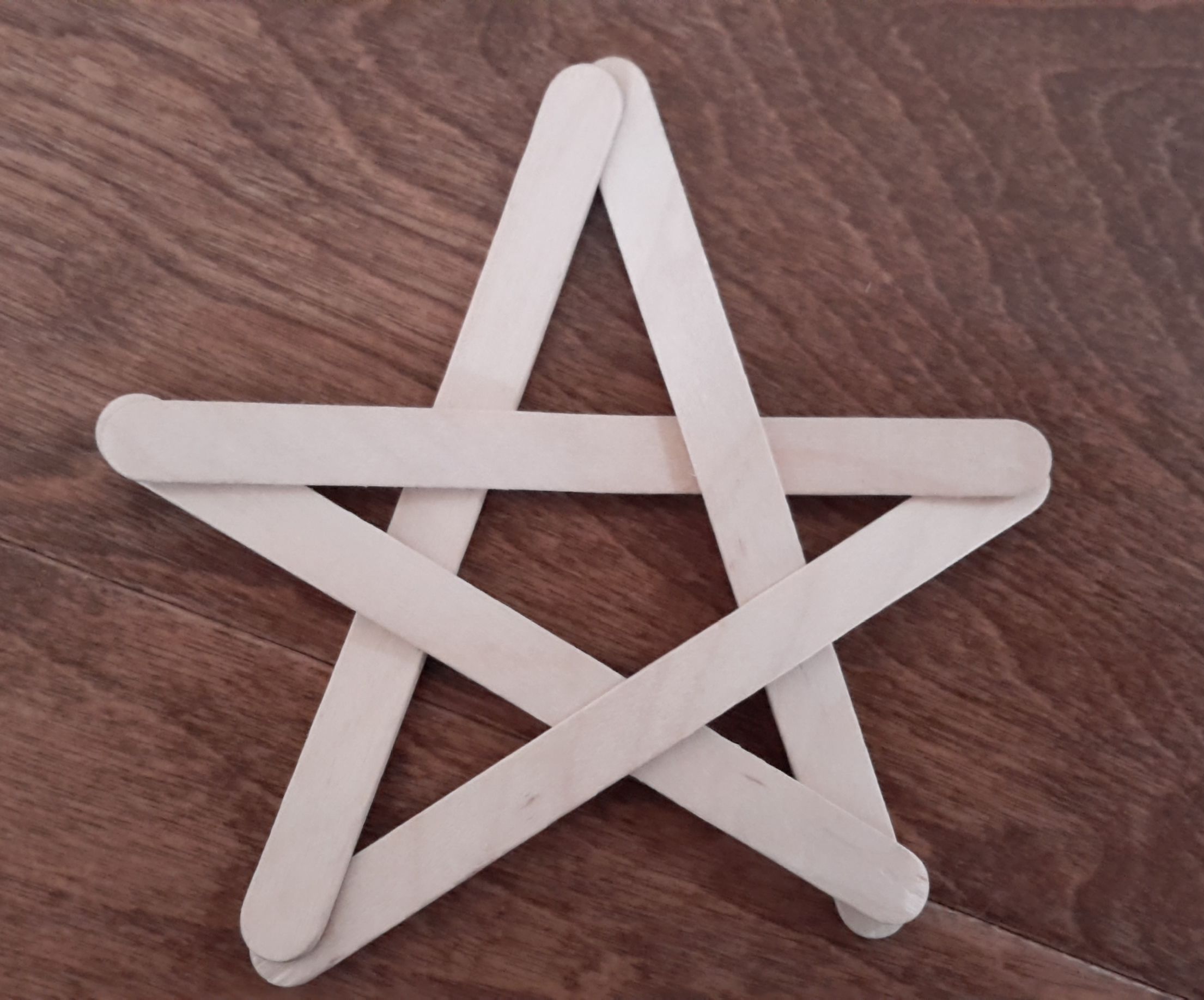 Popsicle Stick Star 