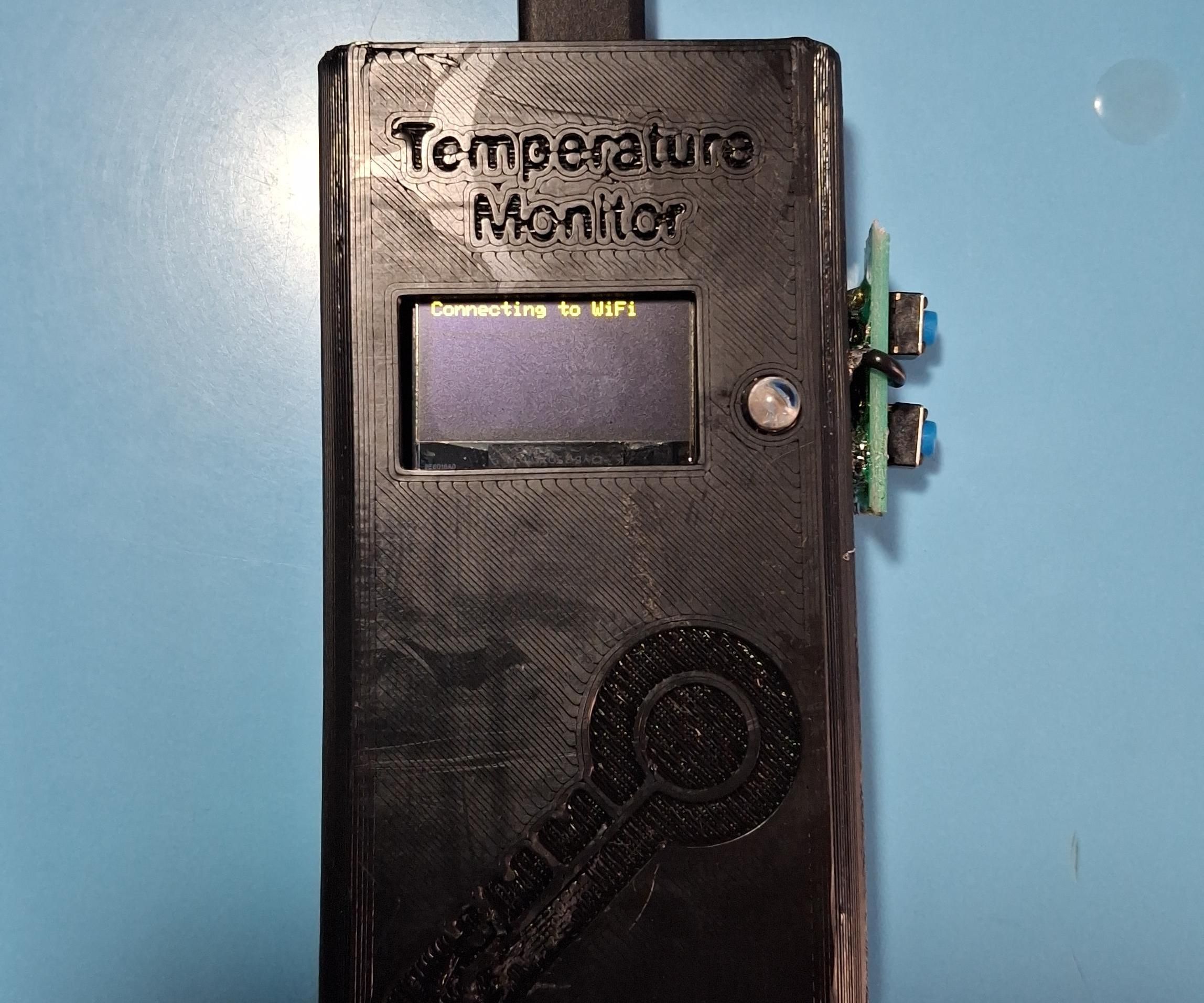ESP12E Based Computer Temperature Monitor