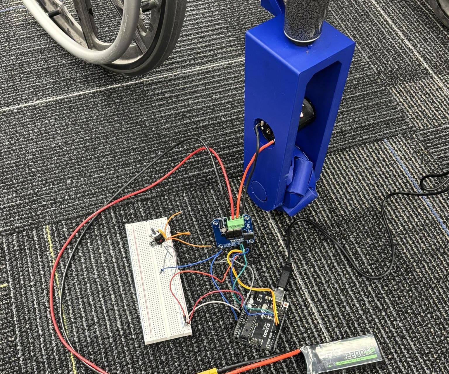 ELECTRIC CASTER FOR WHEELCHAIRS (USU ETEC 2310 FINAL PROJECT)