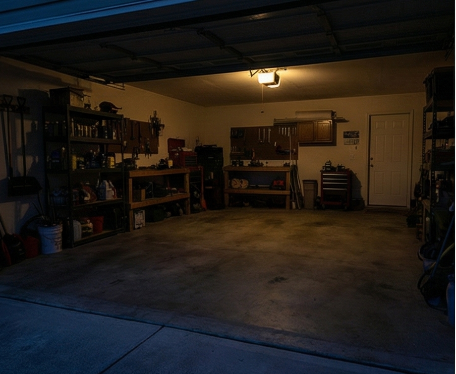 How to Brighten a Dark Garage Without Hiring an Electrician (Plug-and-Play Upgrade)