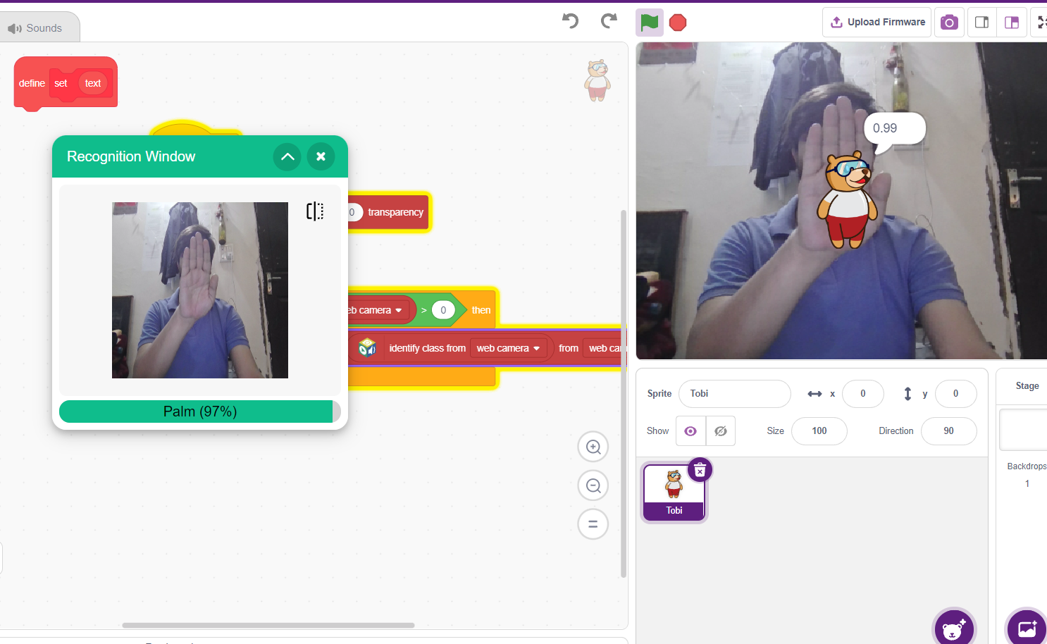 Gesture Sense AI - This Project Uses Computer Vision and AI-based Image Classification to Recognize Human Gestures in Real Time. Th