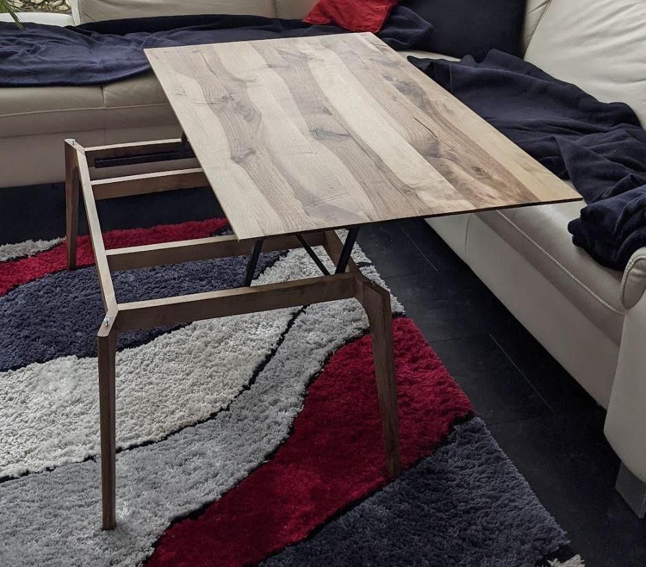 Coffee Table With Tilt Up Function