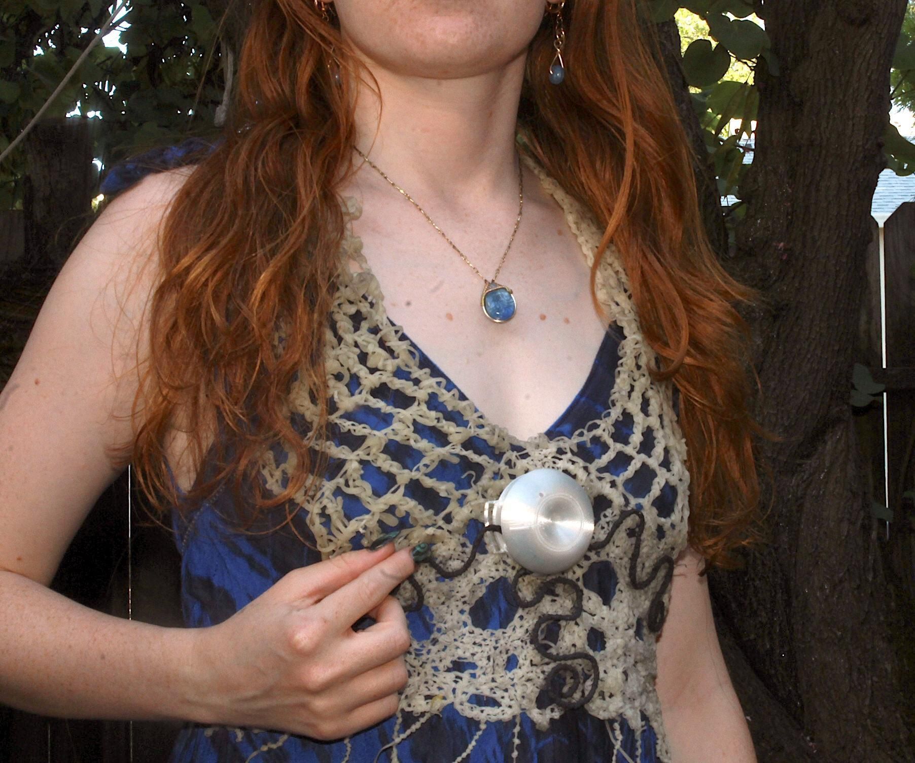 Biodegradable Conductive String: Magic Mermaid Top