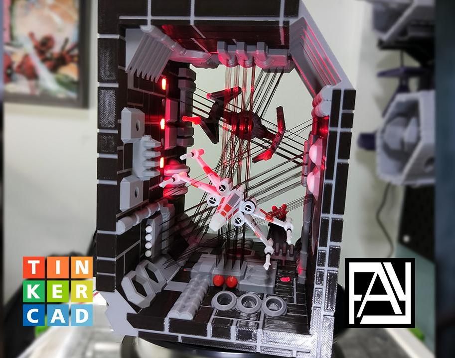 Book Nook - Star Wars Trench Run