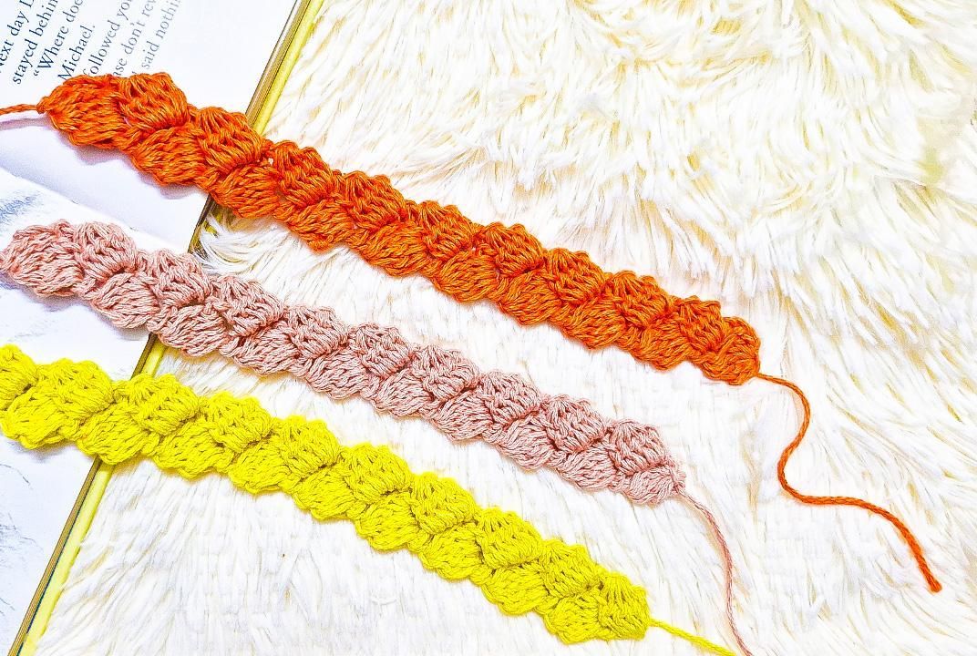 How to Crochet a Easy Cluster Bookmark in Just 10 Minutes
