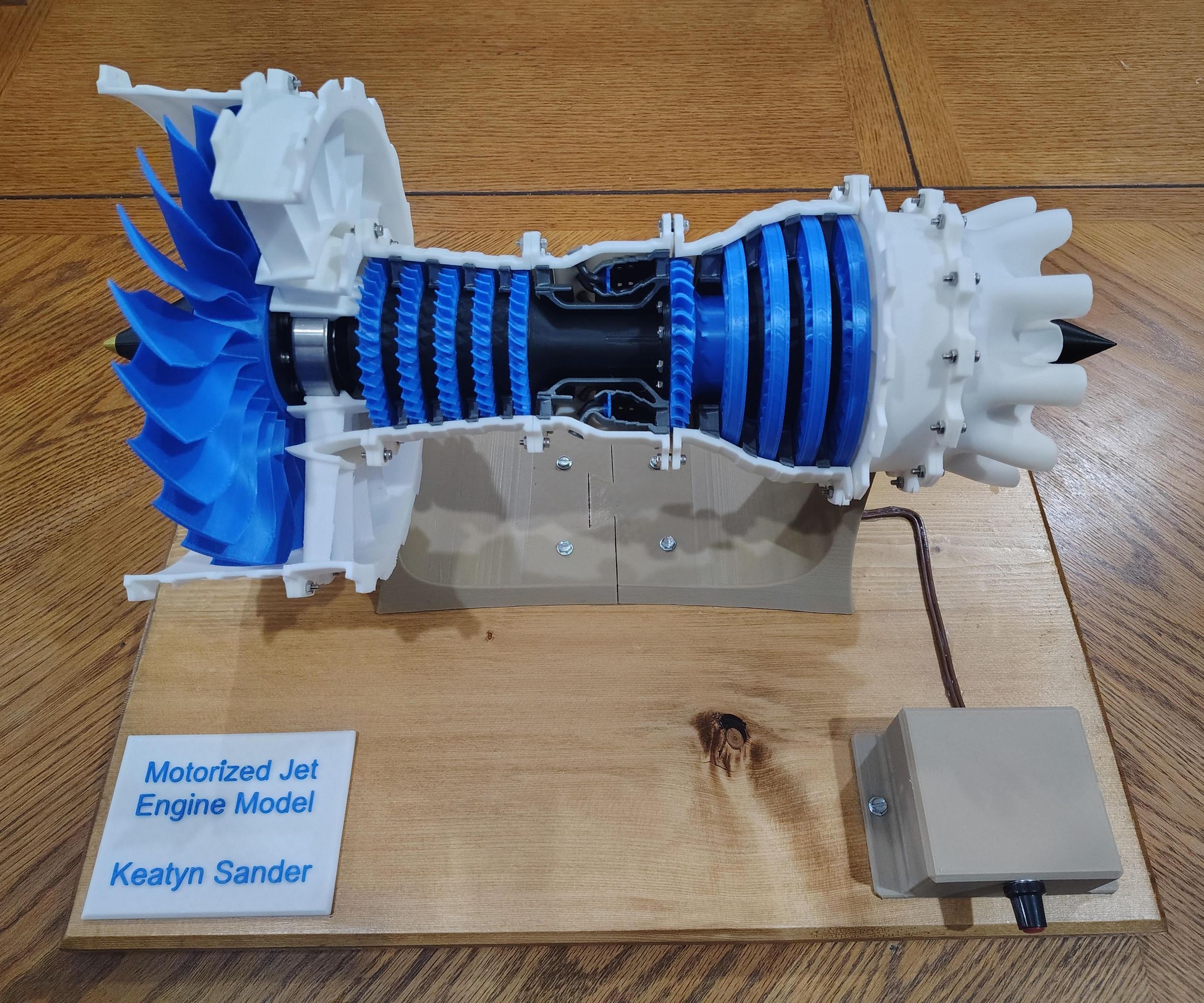 Motorized Jet Engine Model