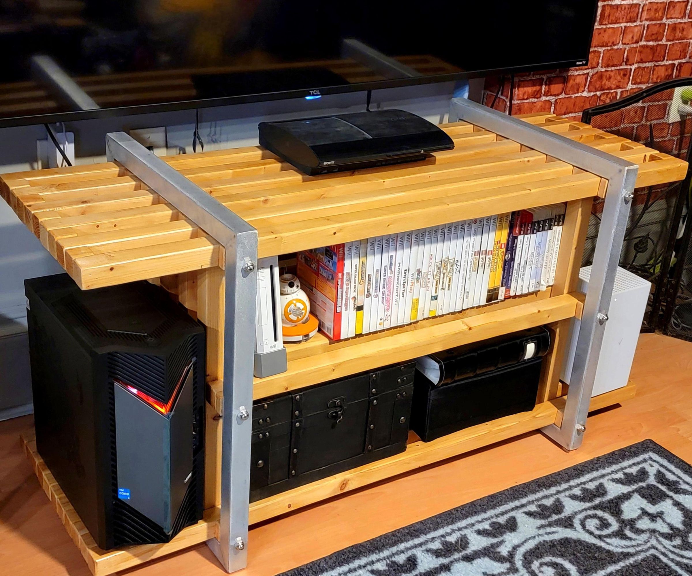 Industrial Style Entertainment Center