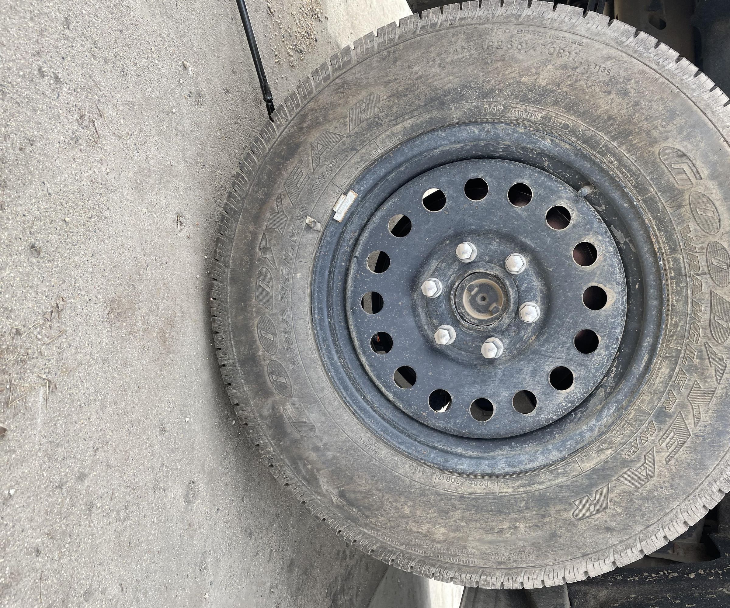 Changing a Flat With a Spare
