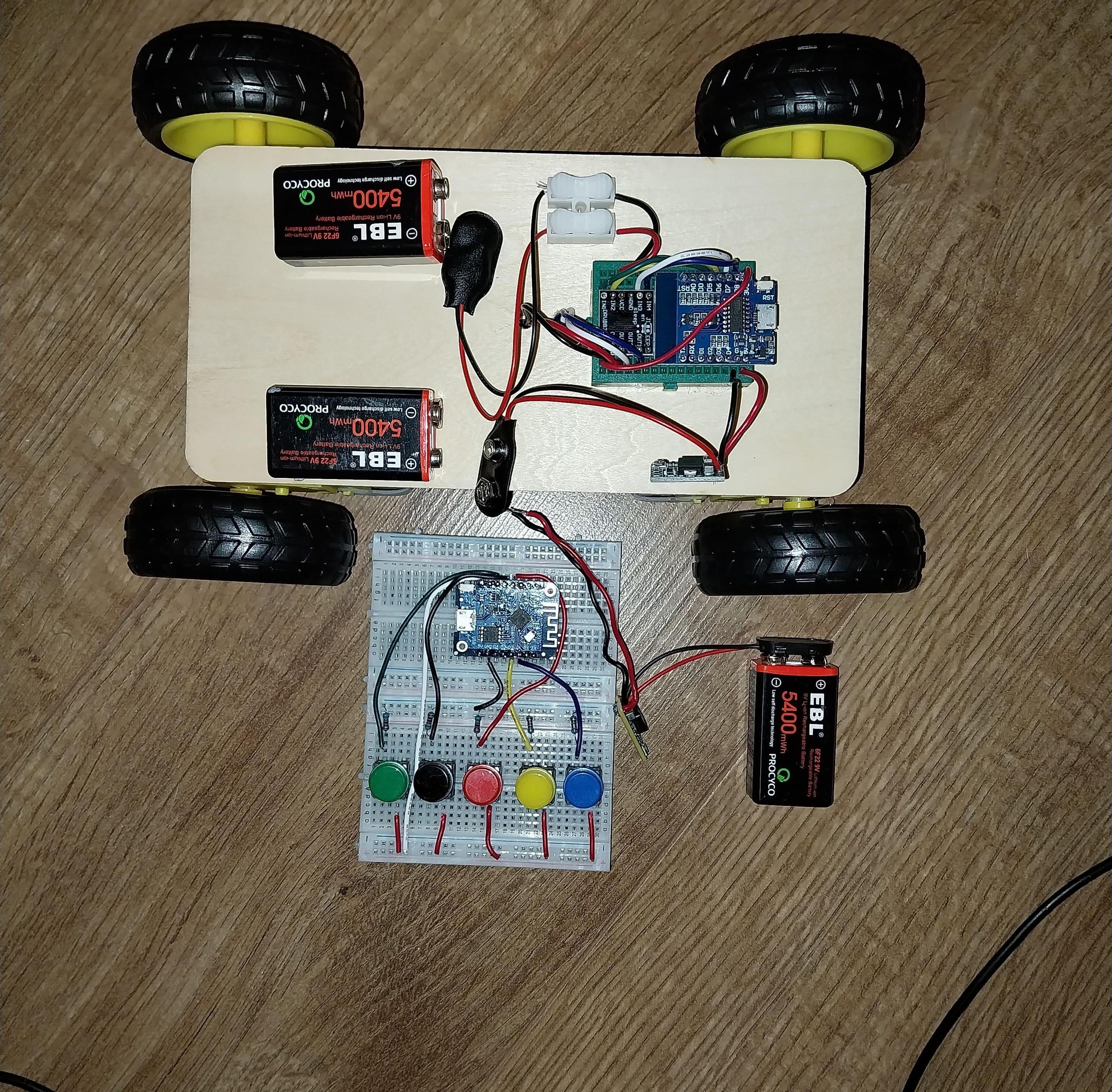 Wifi Controlled Car Using MicroPython on ESP8266