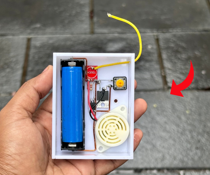 Invisible Touch Alarm System for Doors