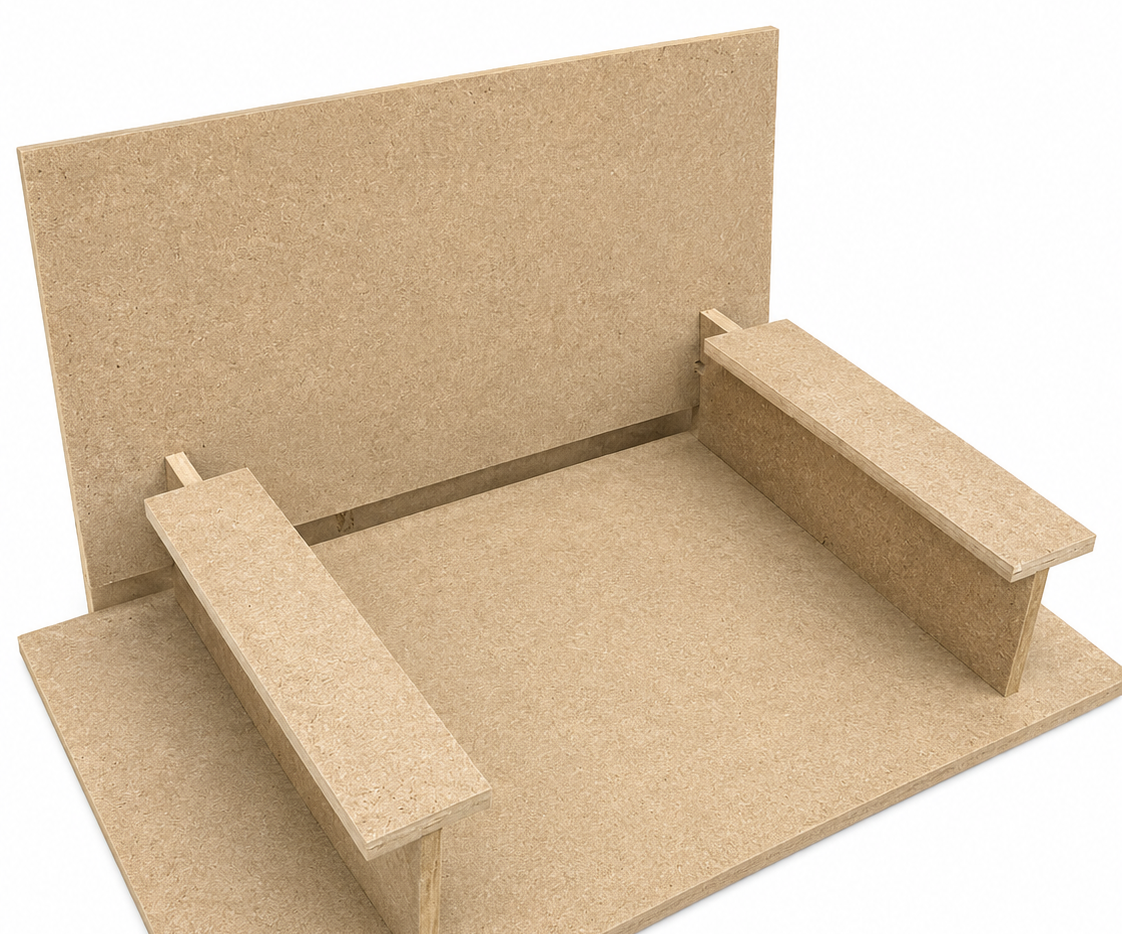 Ensamble De Mueble Modular En MDF