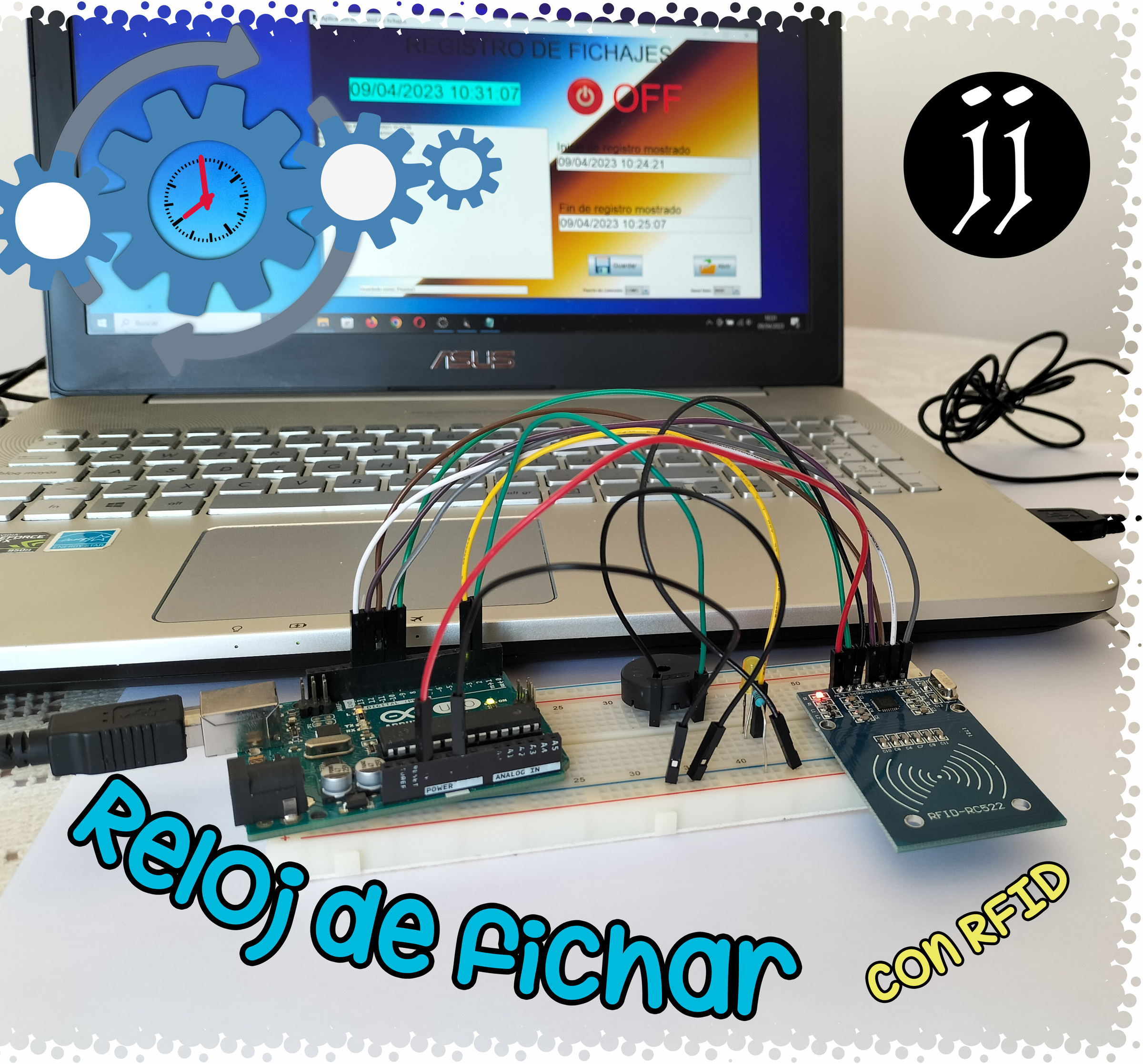 Making a Homemade RFID Punch Clock