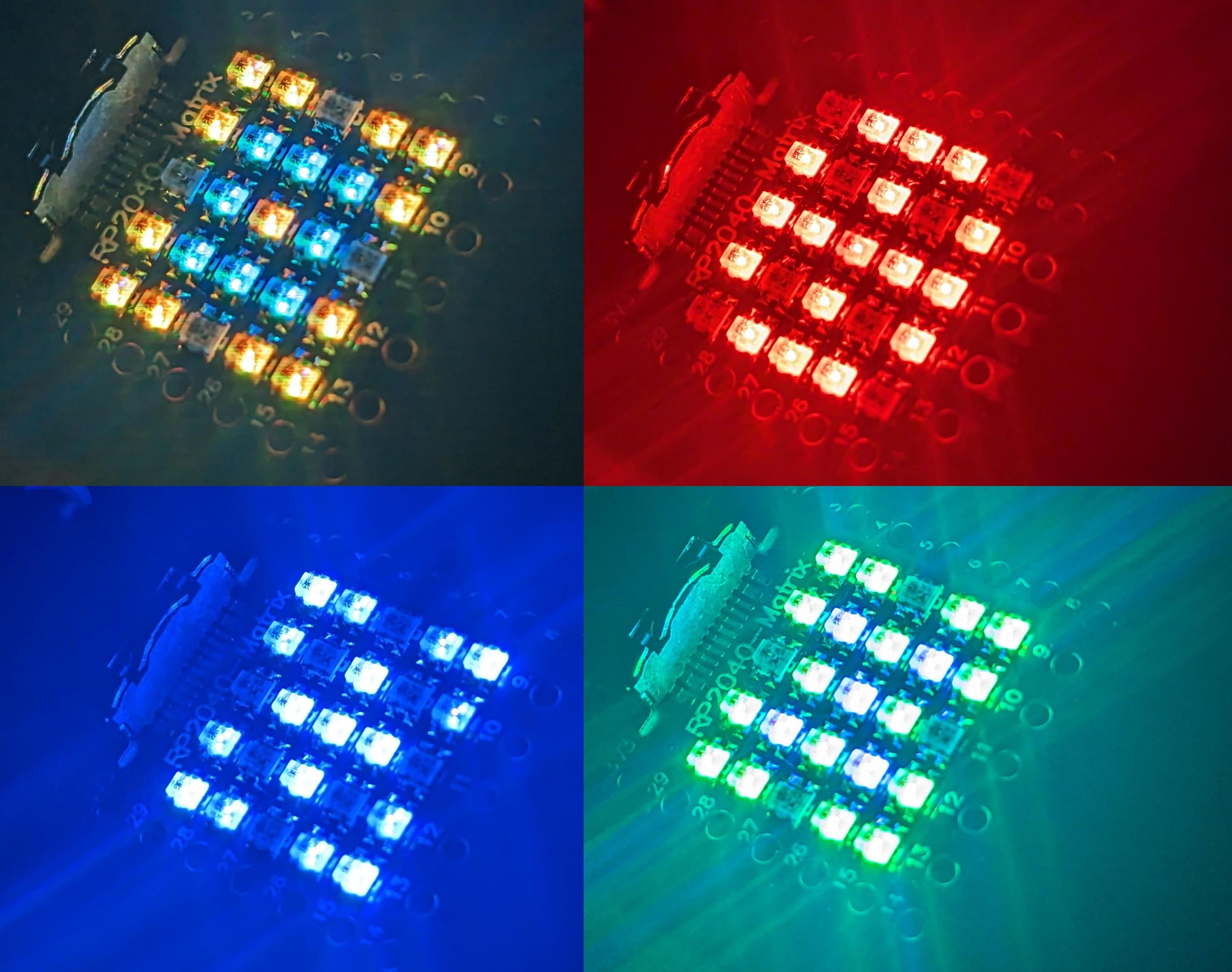 Animated Random Patterns With RP2040-Matrix and MicroPython