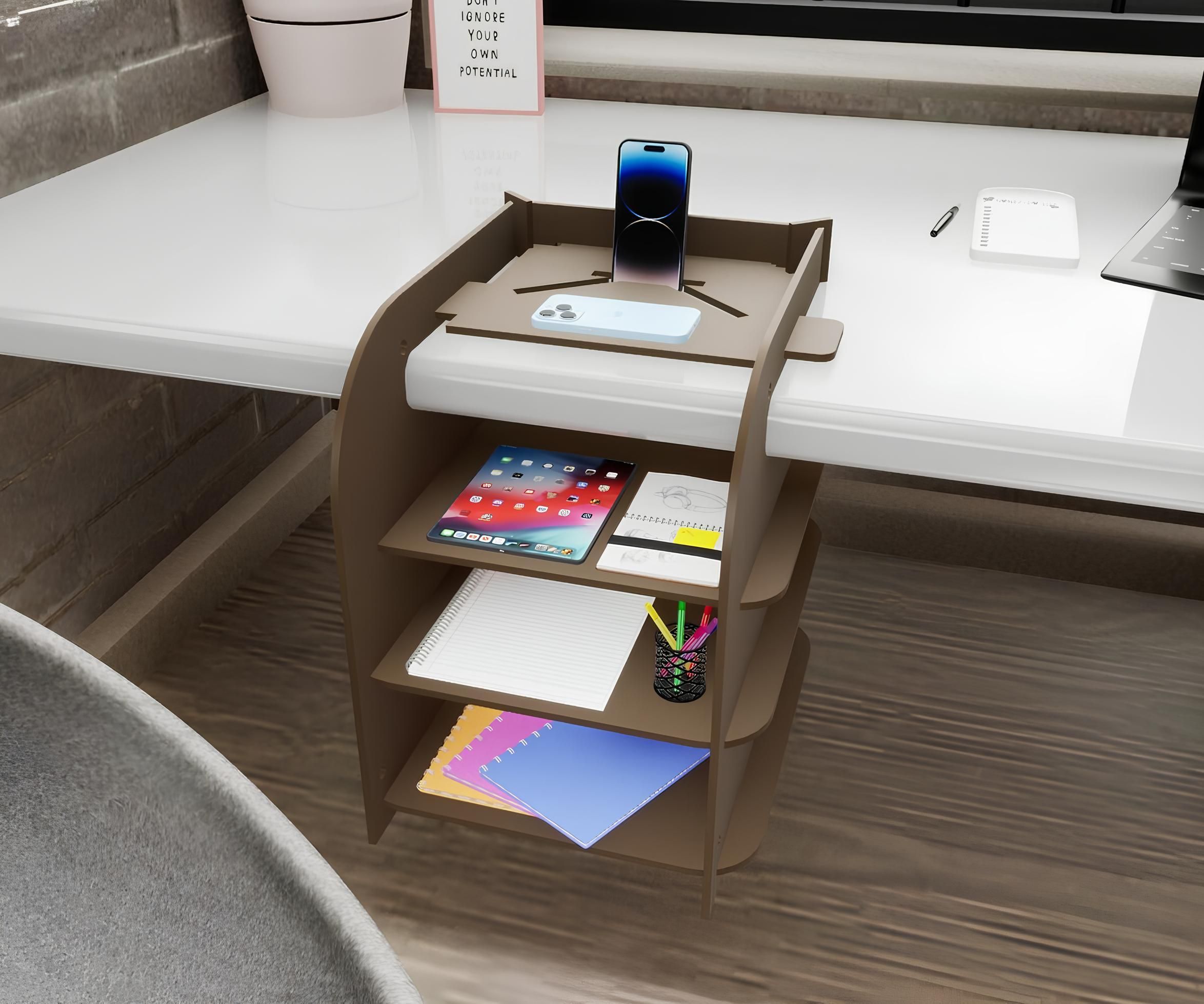 "Ekoraf" a Storage Unit for Dormitory and Student Home Desks