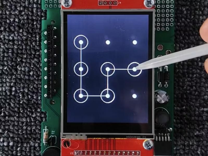 Ili9341 Pattern Lock Algorithm