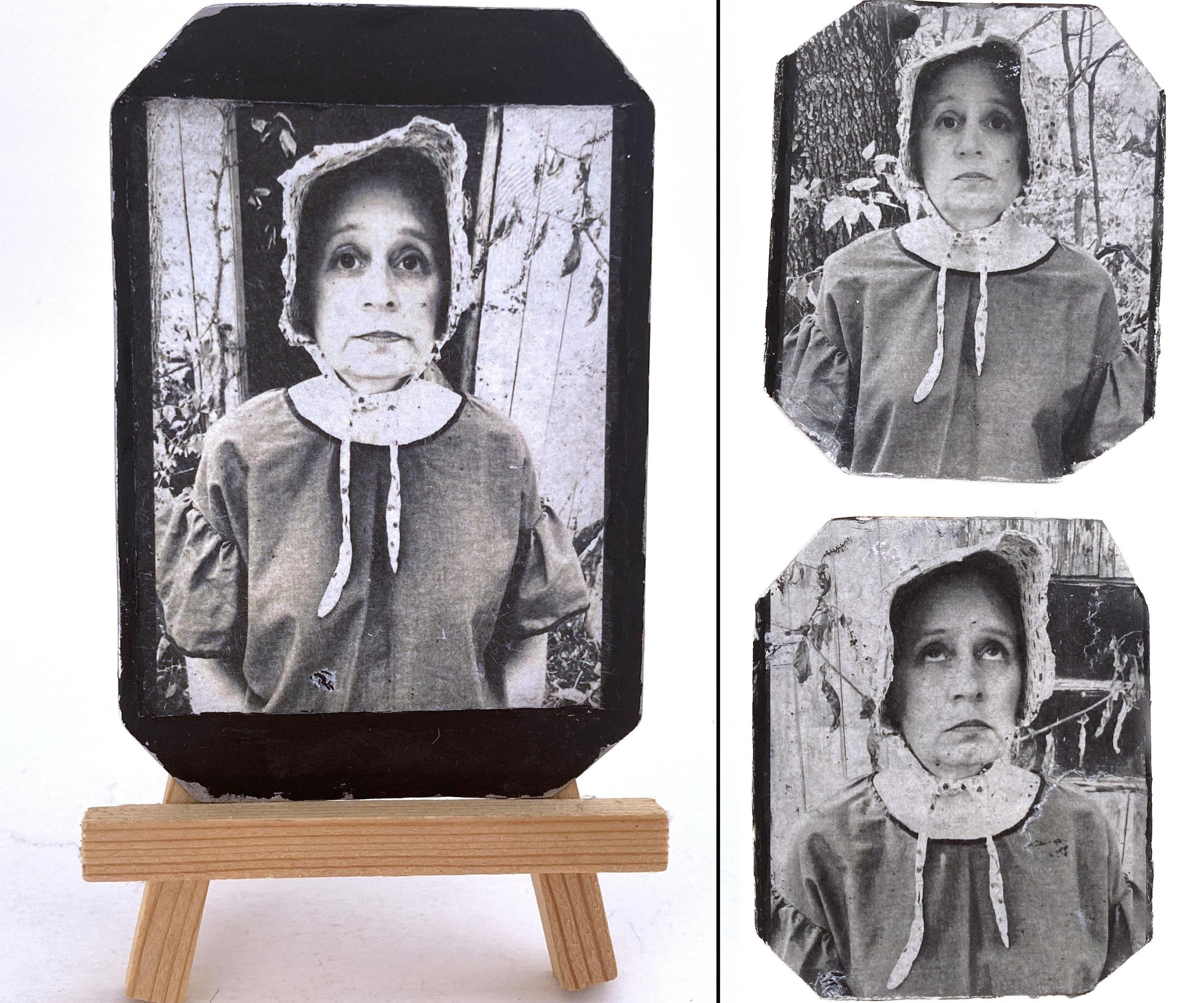 Tintype Photos From an Old License Plate