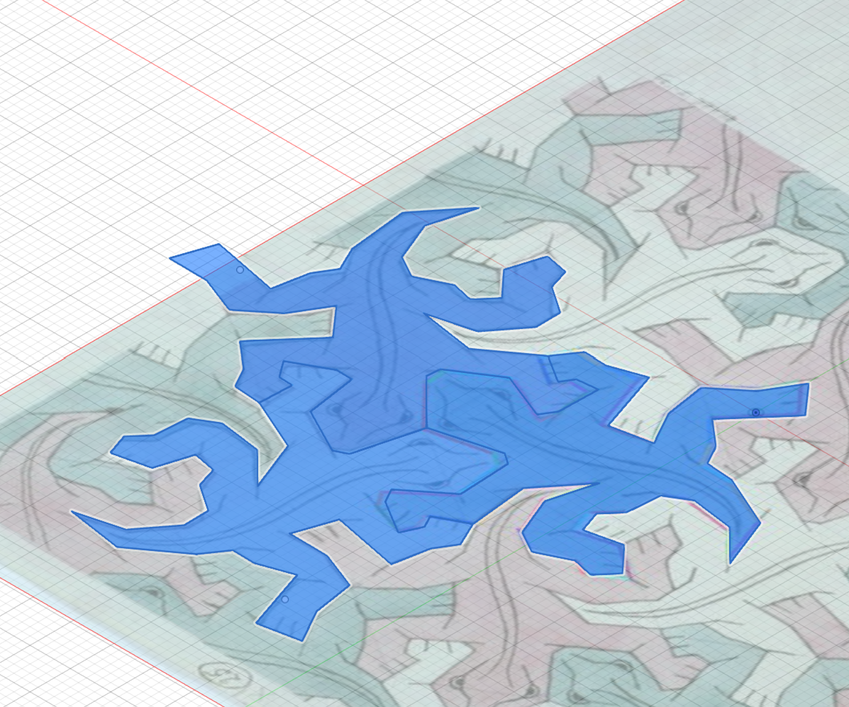 Digitalizing Escher's Tiling Patterns