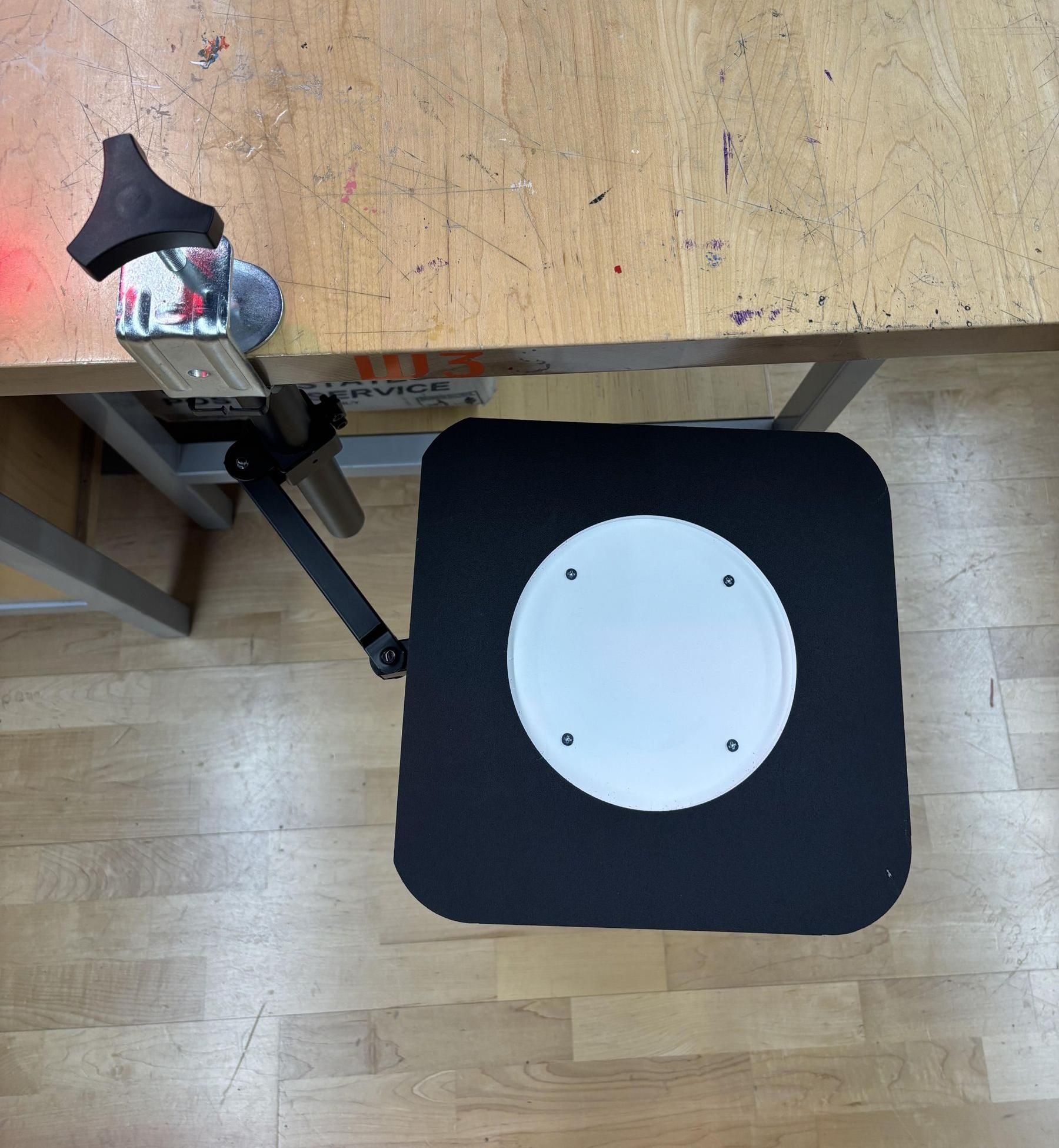 Adjustable Bowl Holding Table Attachment