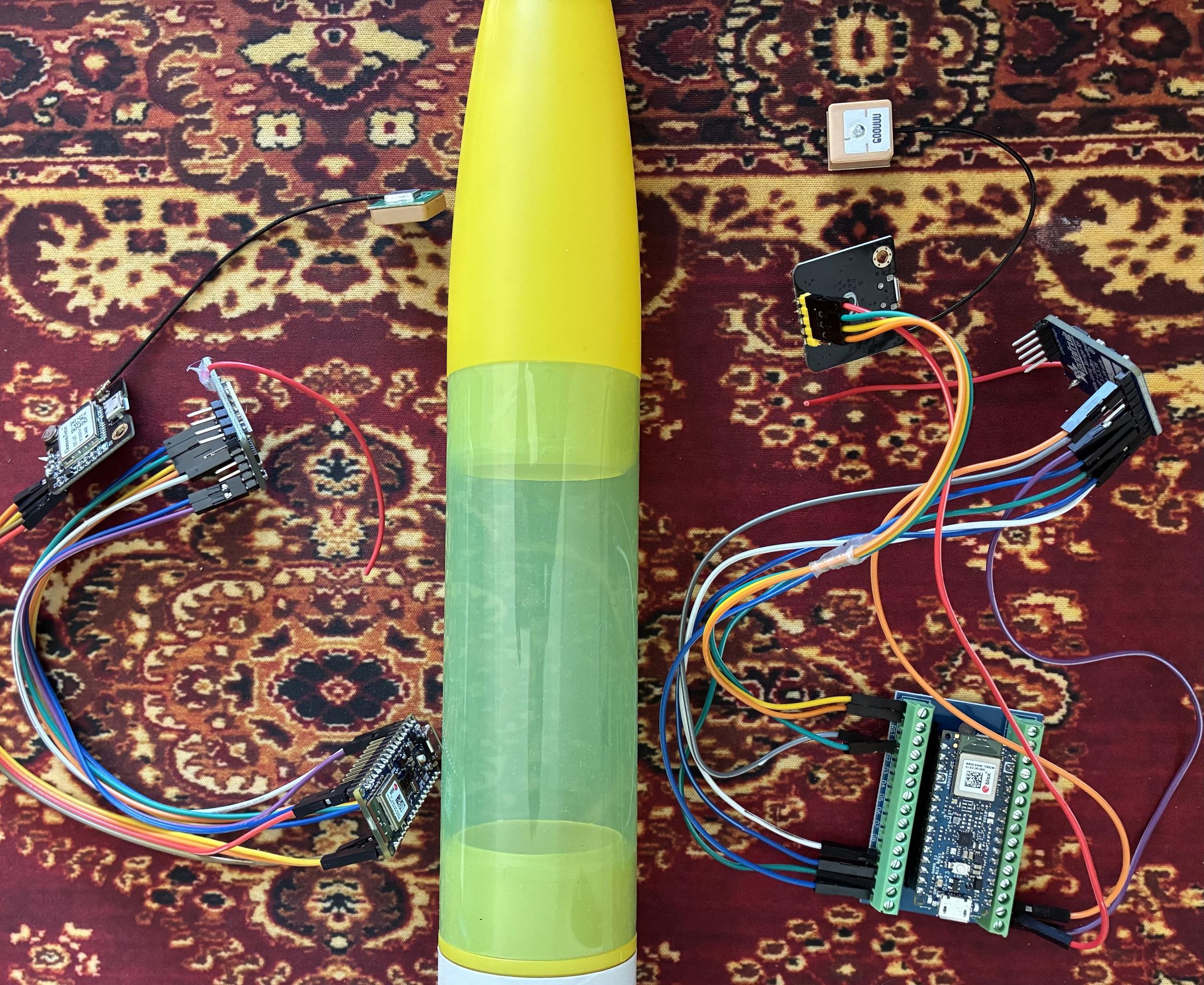 Arduino Nano Sense R2 Rocket Datalogger With LoRa Communication and GPS for Recovery