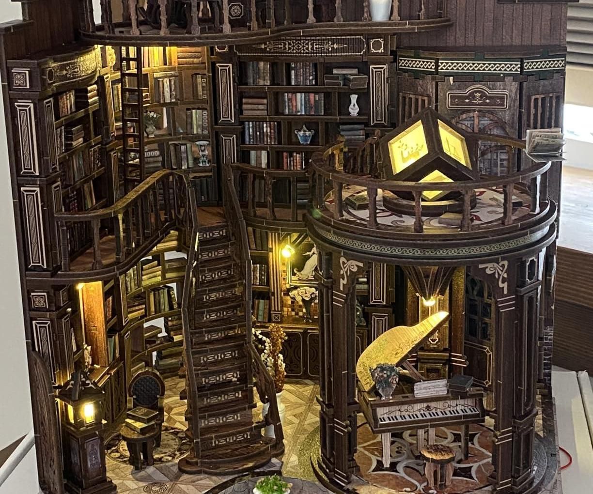 Building a Dreamy Book Hall Miniature Library
