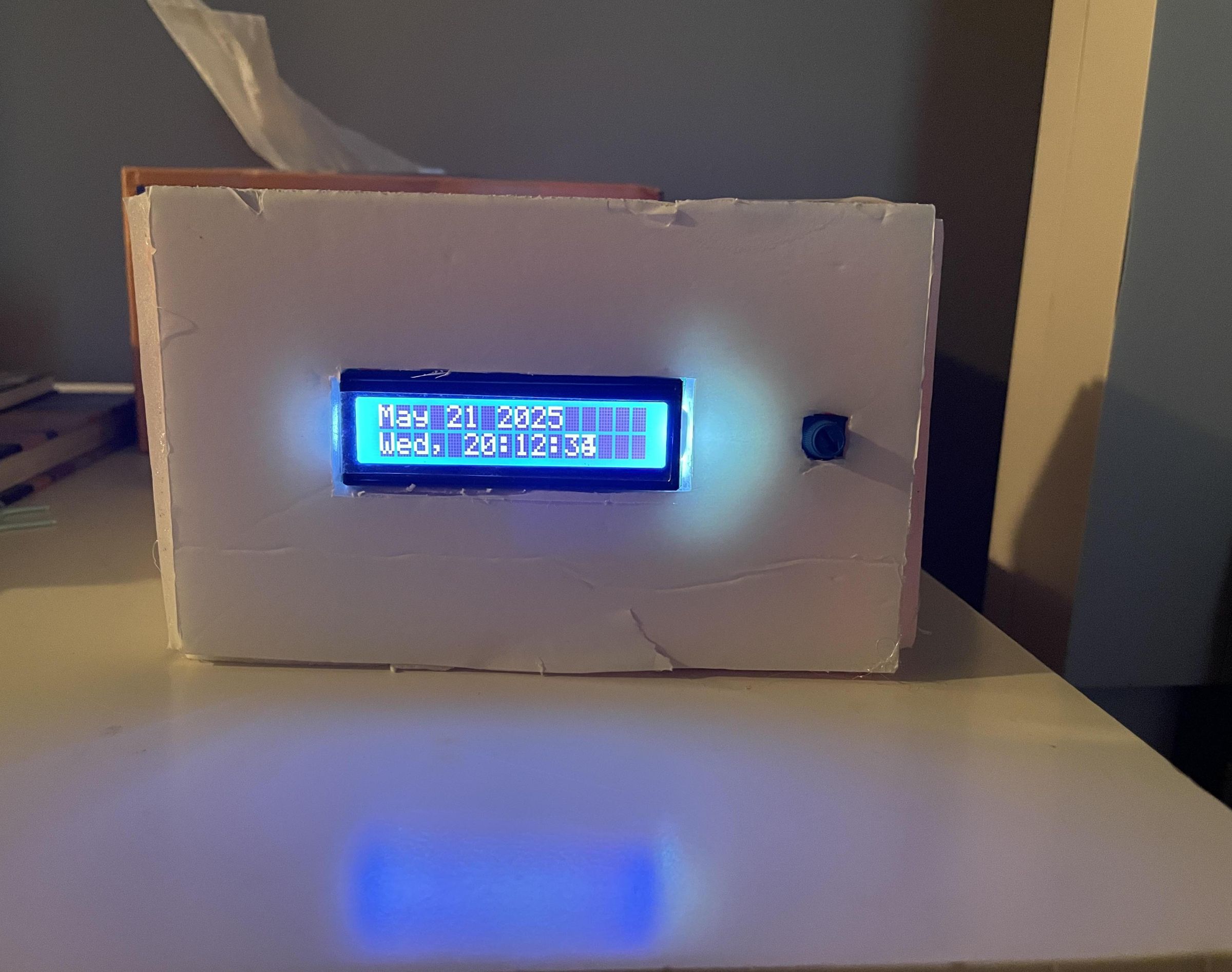 ESP Alarm Clock With Remote Snooze Button (alarm Only Turns Off When Far Enough Away)