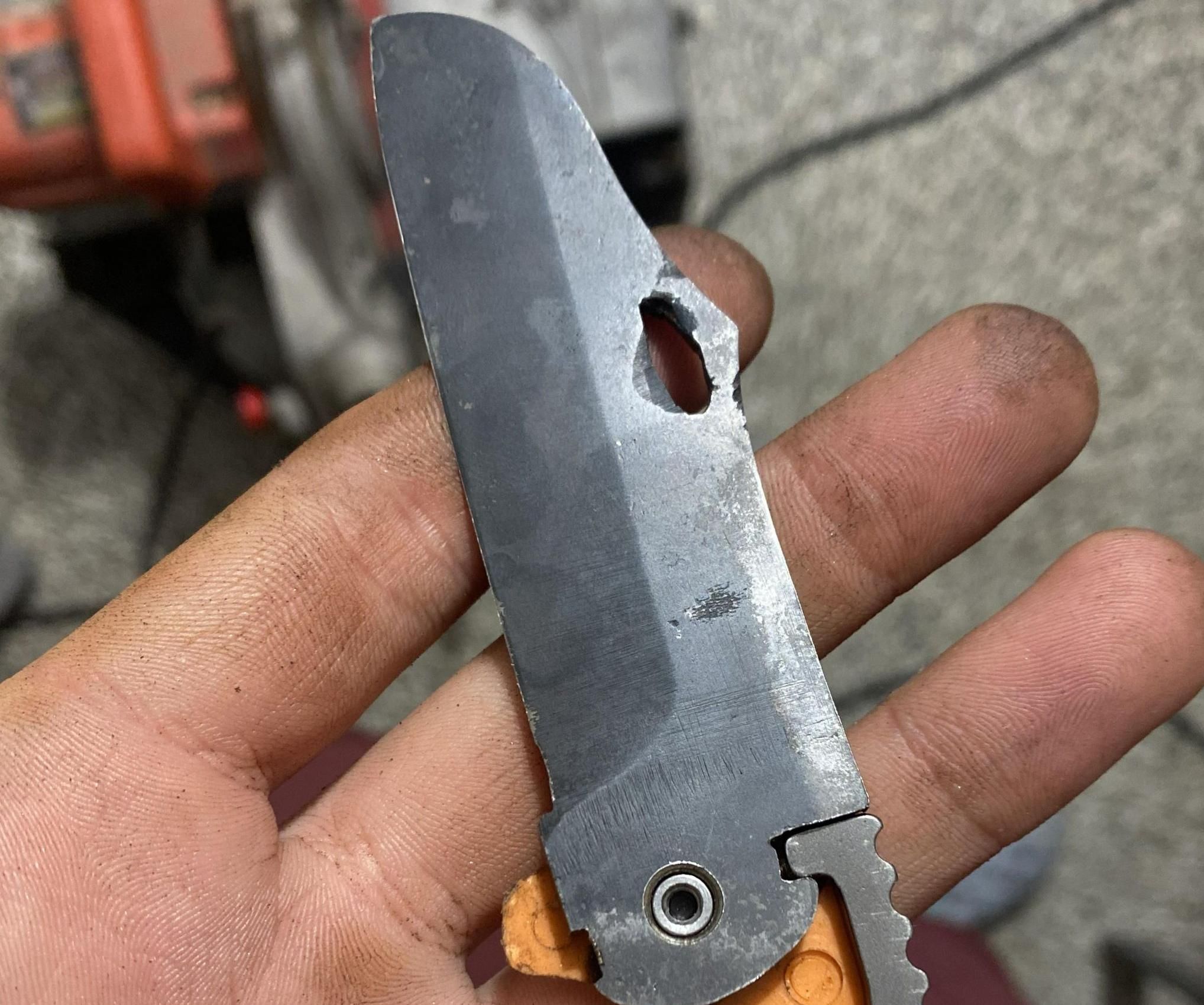 Hand-Forged Locking Folding Knife