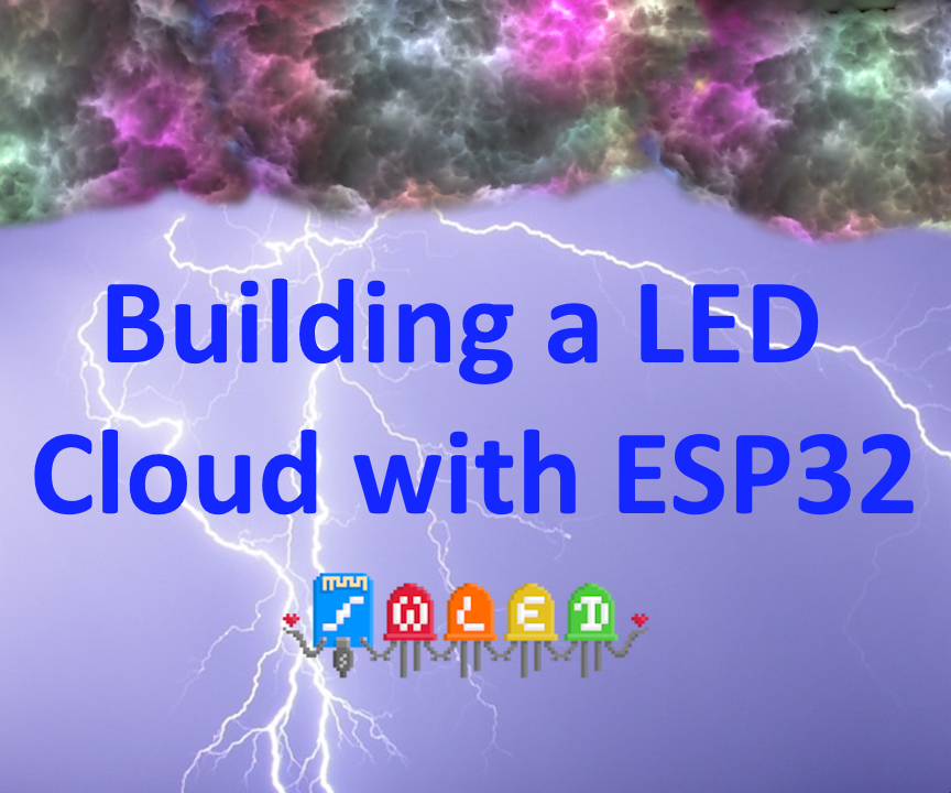 Interactive LED Cloud With Thunderstorm Effects and WiFi, Controlled Via WLED