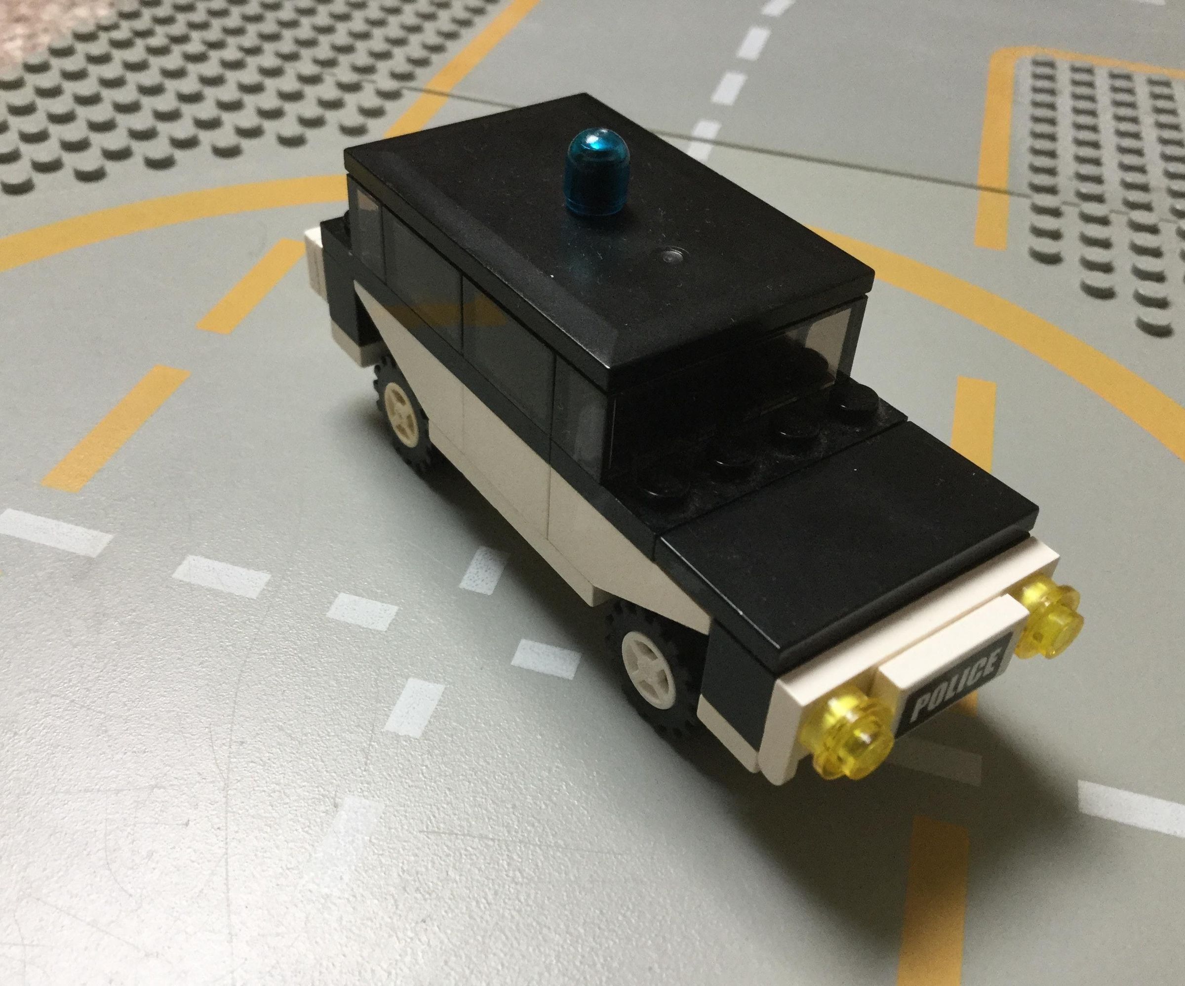 Lego Cars - Miniature Police Car