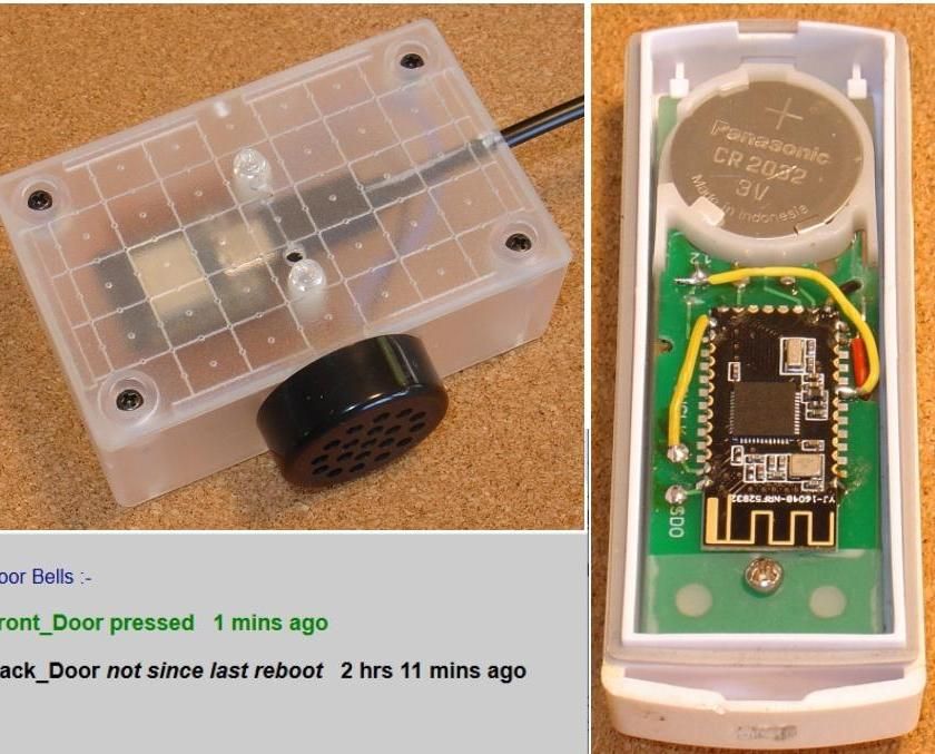 BLE Doorbell for Beginners -- Optional Retrofit of Old Doorbell