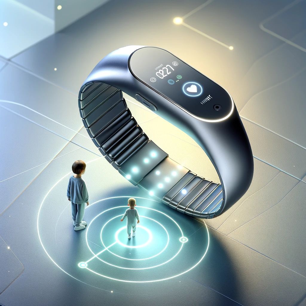 Haptic Child Proximity Detector Wearable Device - Prototype