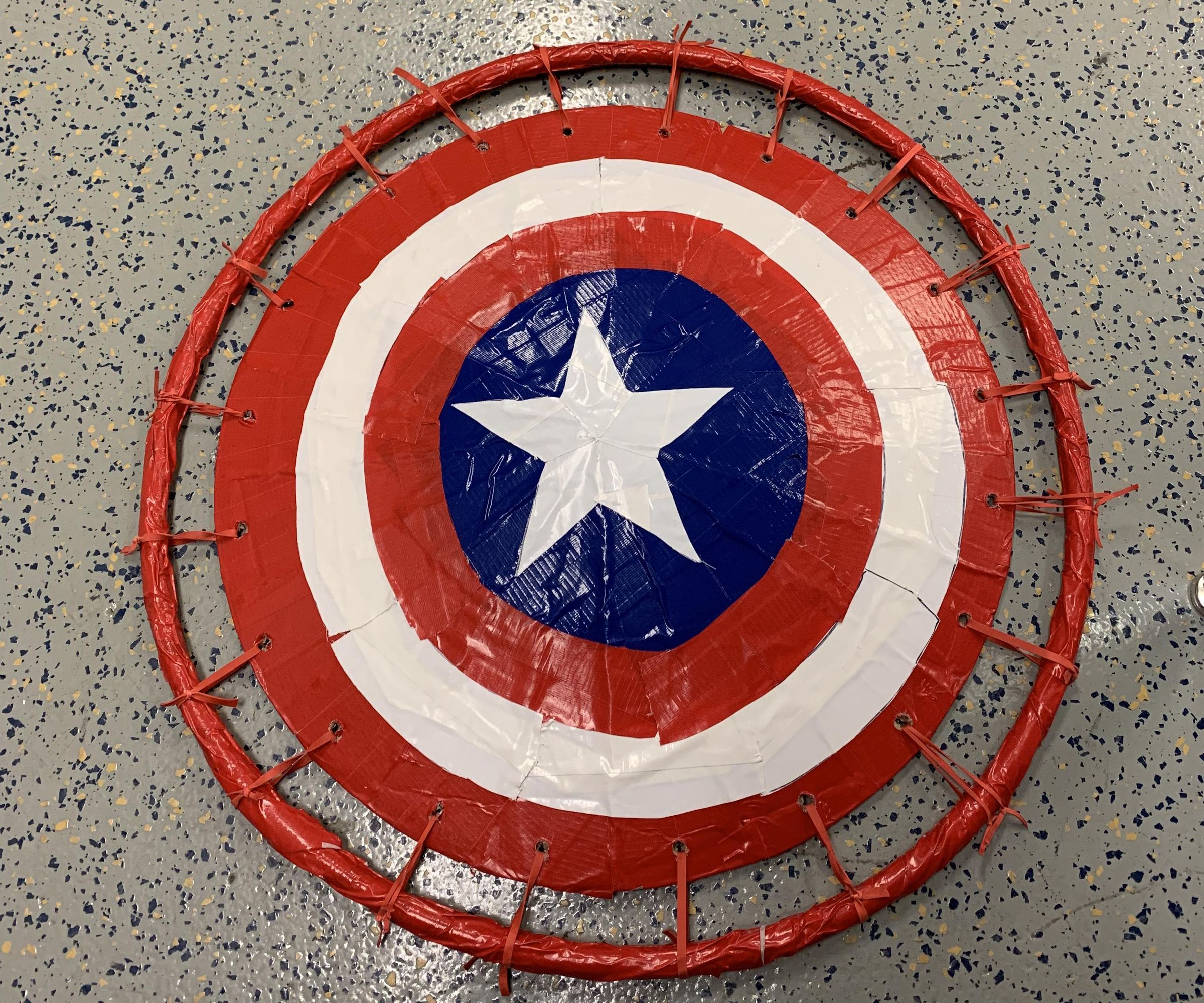 Bouncing Captain America Shield