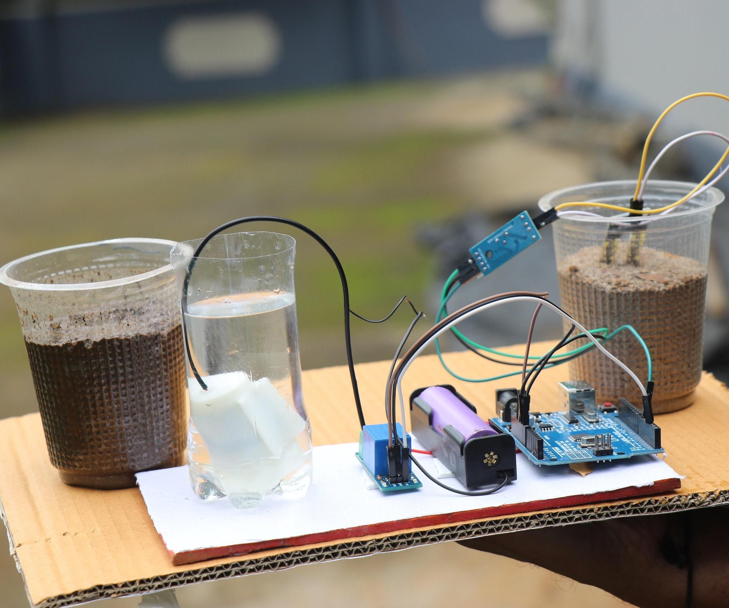 Automatic Plant Watering System Using Arduino in an Easy Way