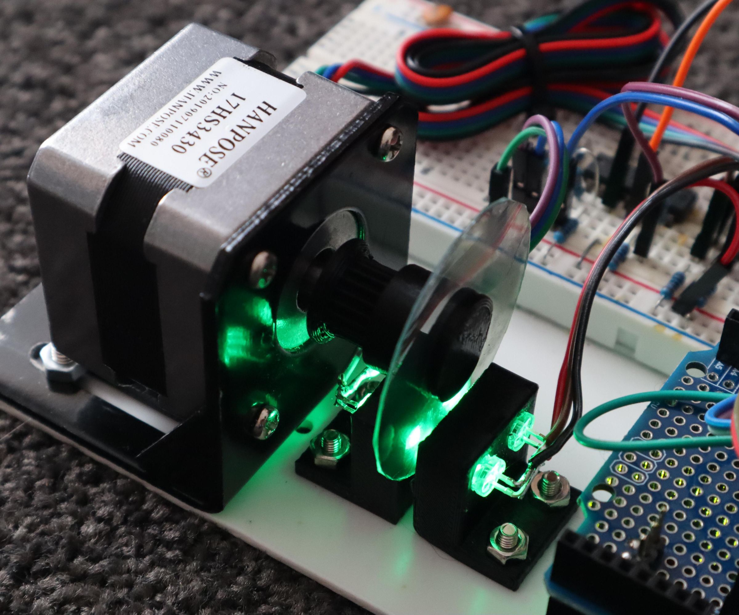 Shaft Encoder Using Polarized Light