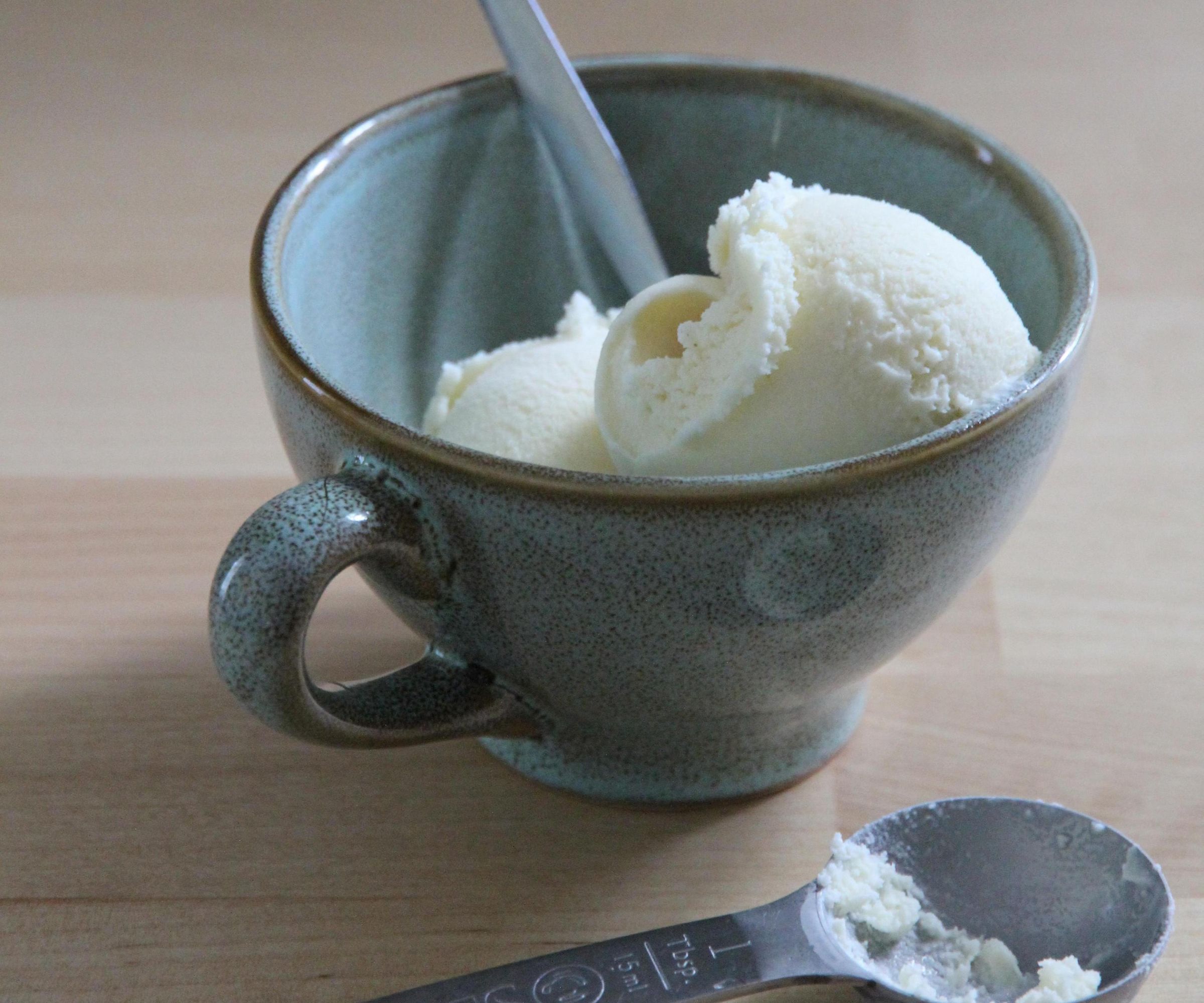 Balsam Fir and Honey Ice Cream