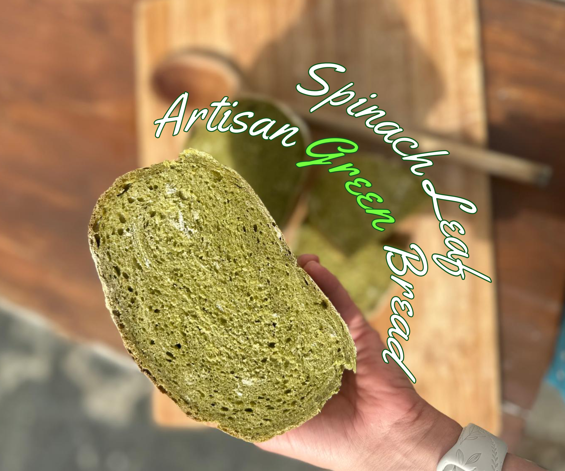 Spinach Leaf Artisan Green Bread
