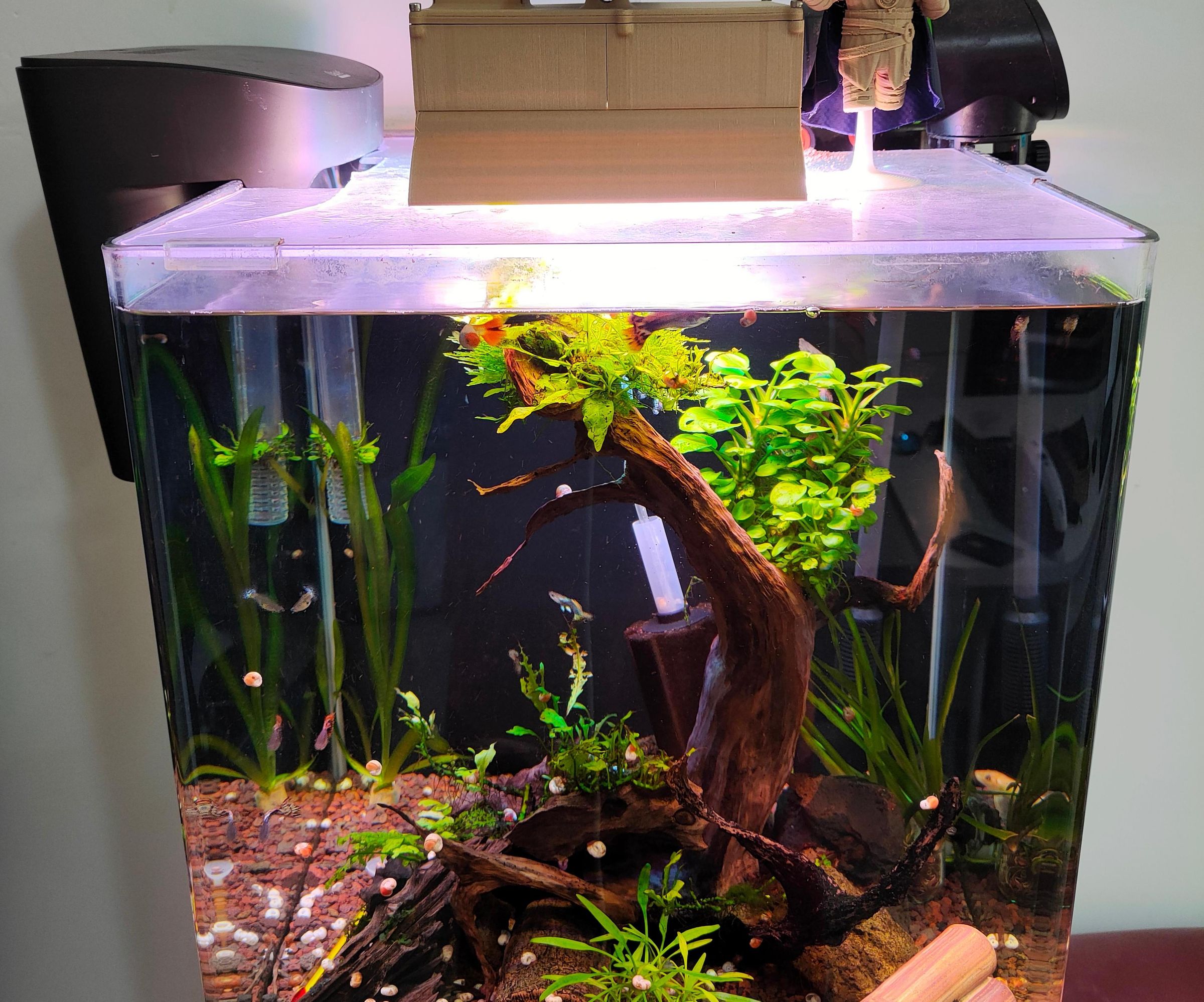 Smart Modular RGBW Aquarium Lamp With Cloud Remote Monitoring