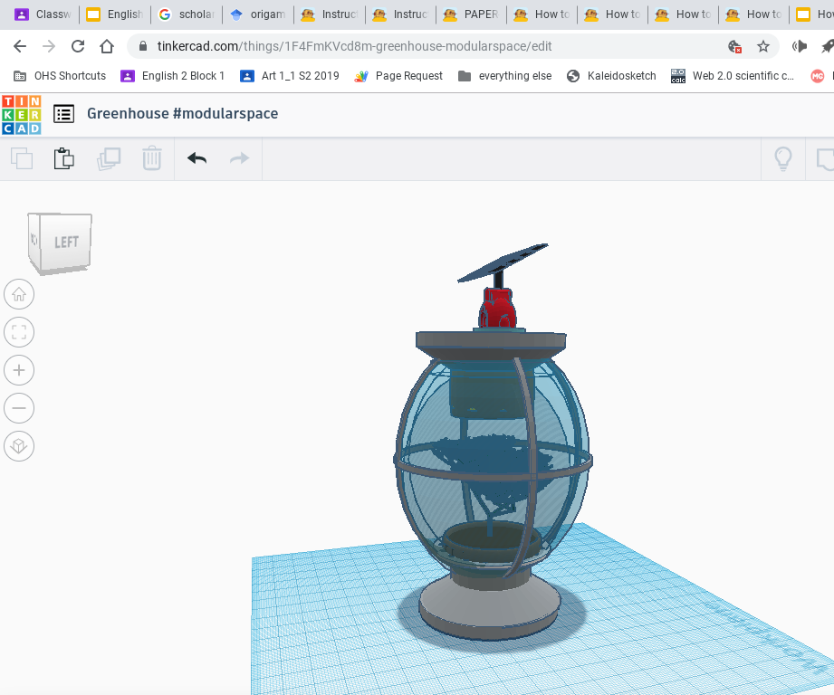 Green House in CAD