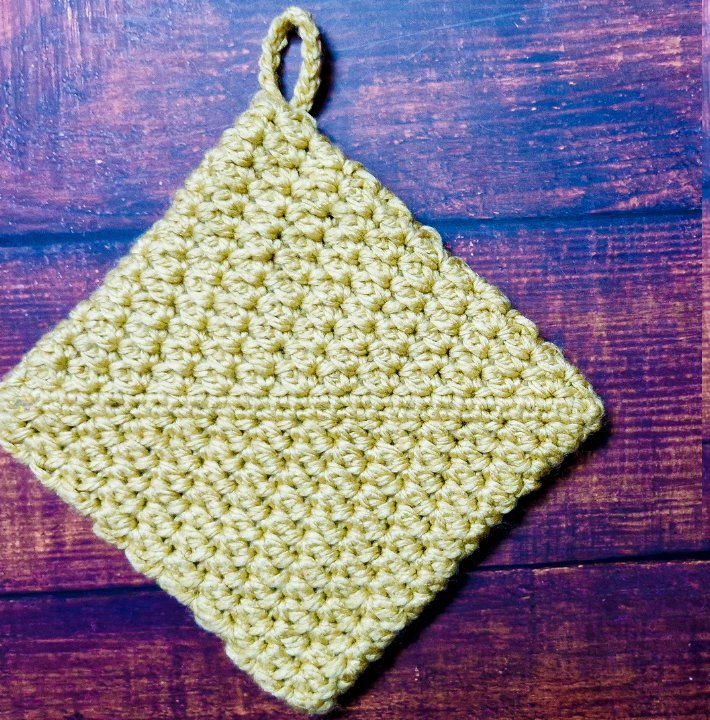 How to Crochet a Easy Textured Double Thick Potholder