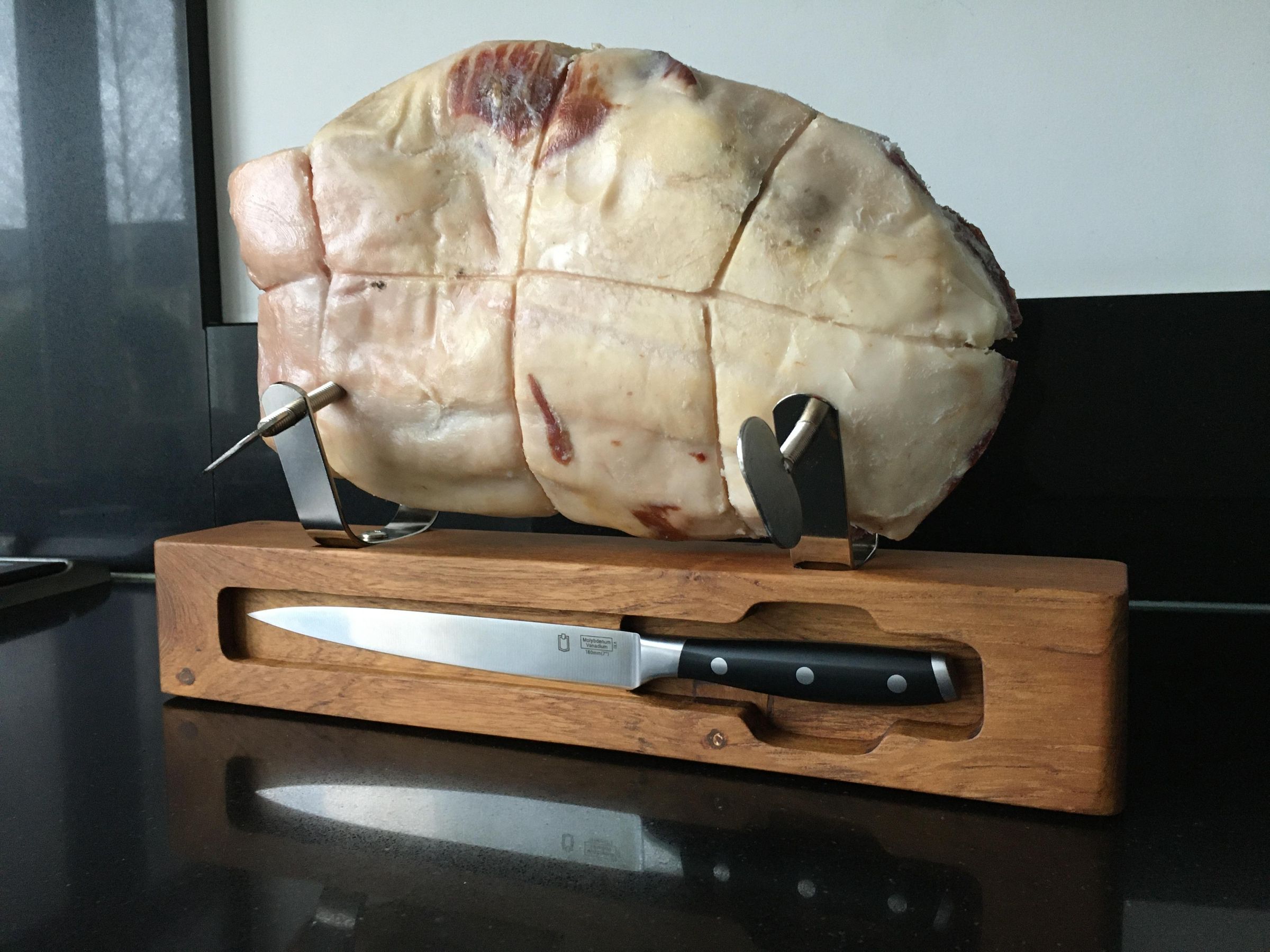 How To: Ham Stand From a Table Leg