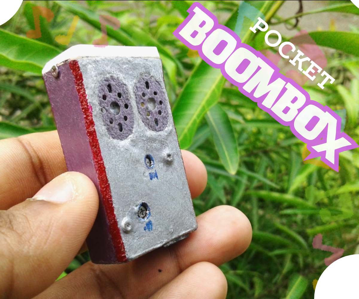 Pocket BOOMbox Using ATtiny 85