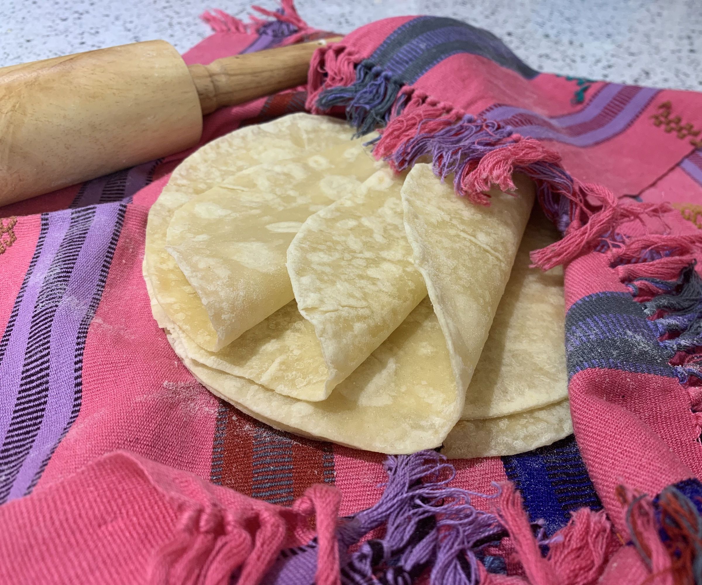 Soft Flour Tortillas without Shortening : Tortillas sin Manteca y Rexal