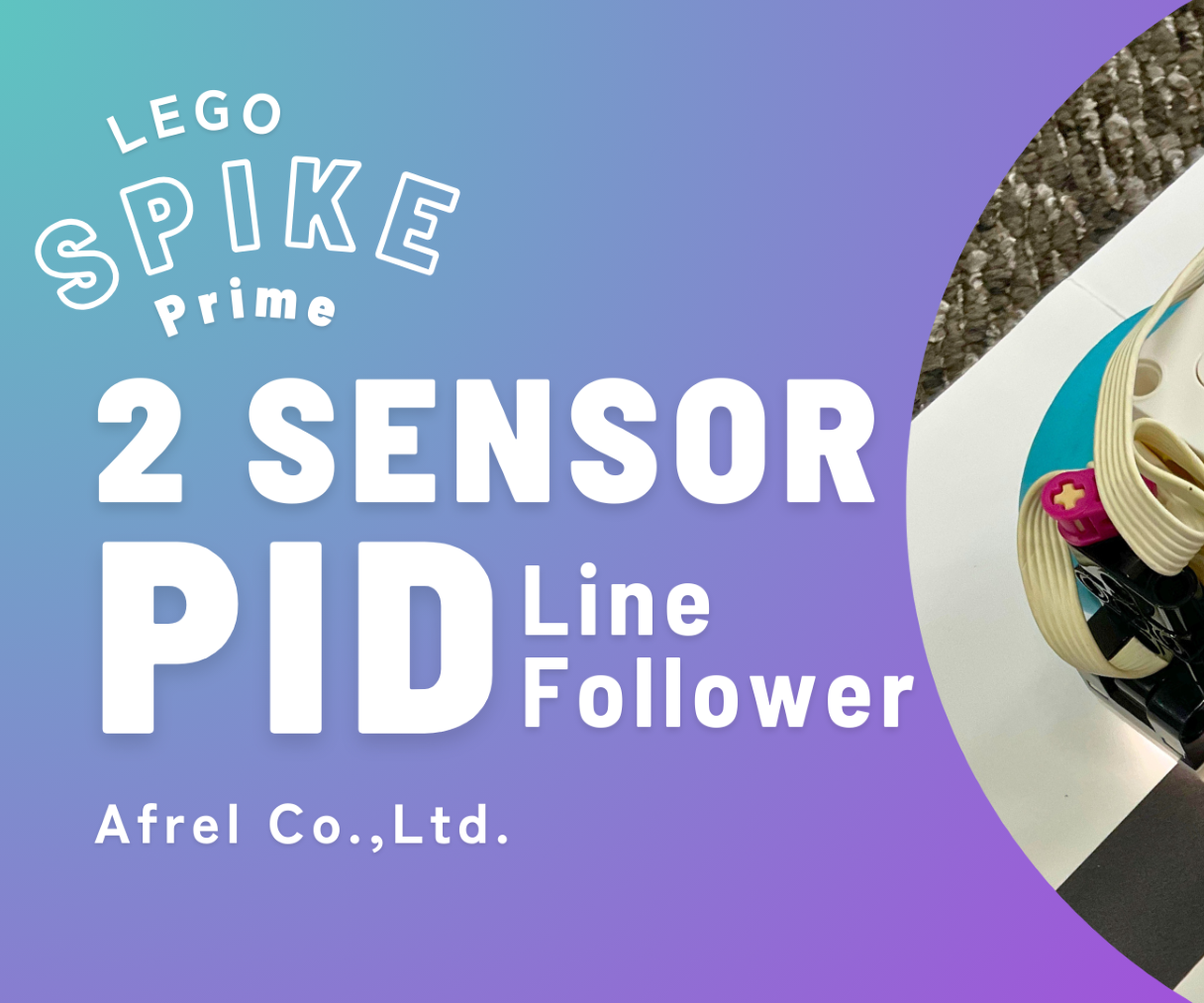 Two-Color Sensor PID Line Following Robot