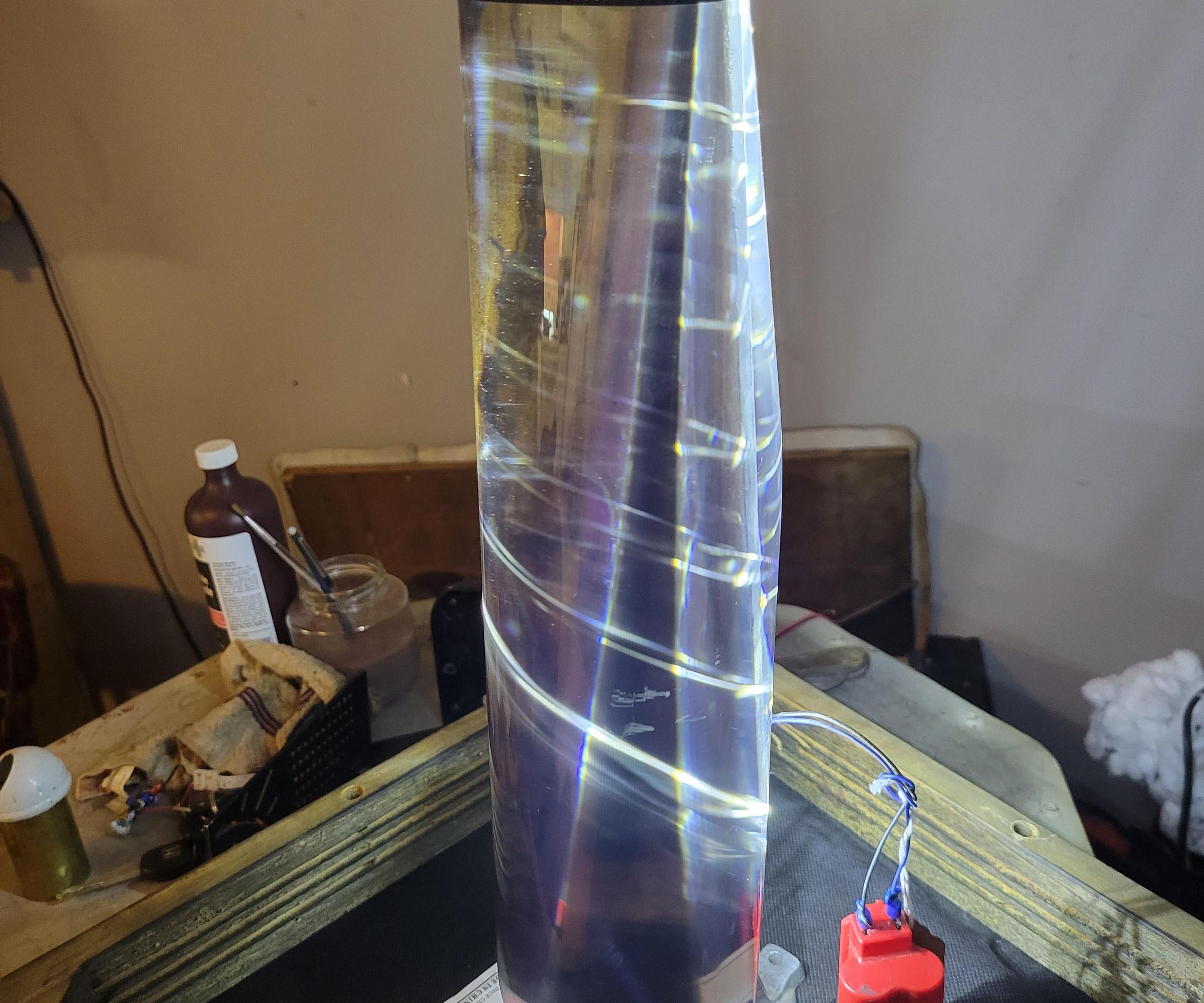 99% Recycled Fresnel Lamp